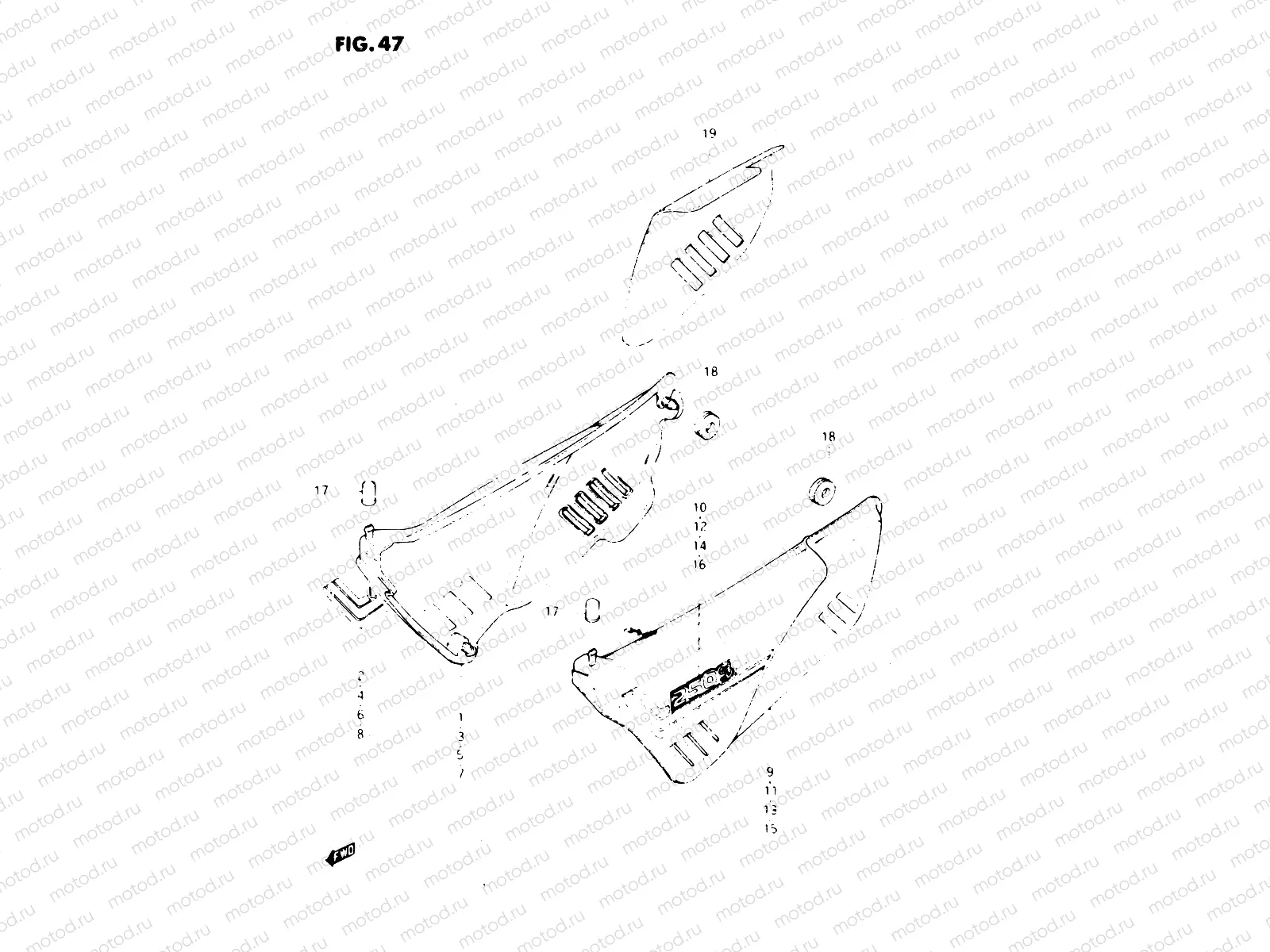 47 - FRAME COVER (MODEL Z E22)