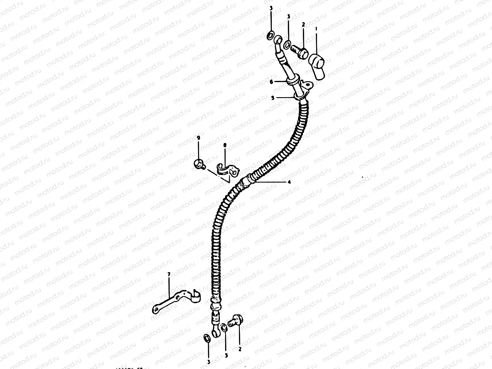 47 - FRONT BRAKE HOSE