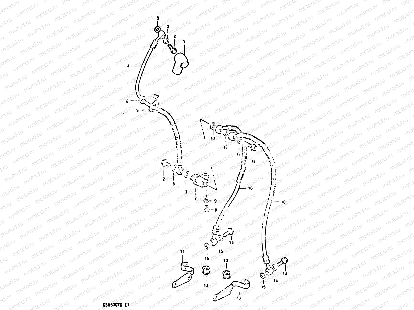 47 - FRONT BRAKE HOSE