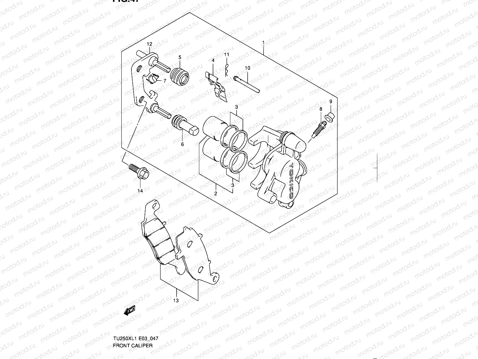 47 - FRONT CALIPER