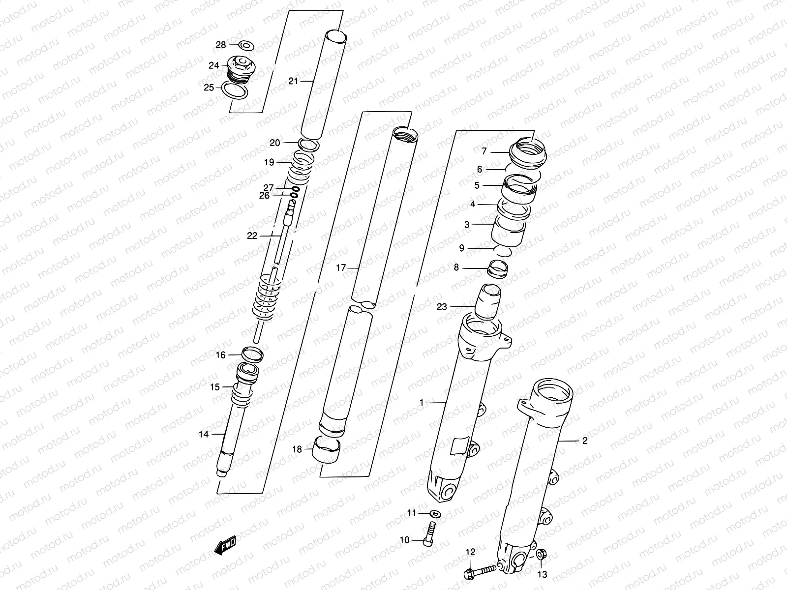47 - FRONT DAMPER