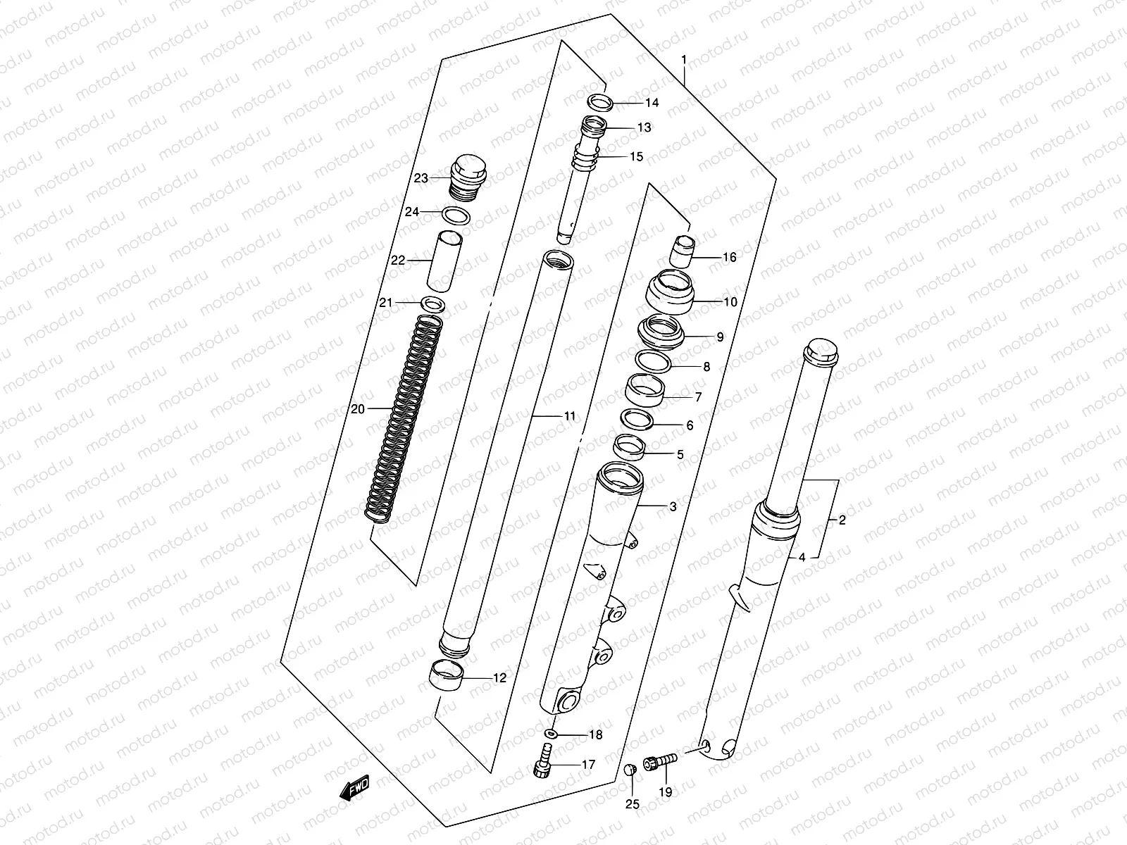 47 - FRONT DAMPER (MODEL K1/K2/K3/K4)
