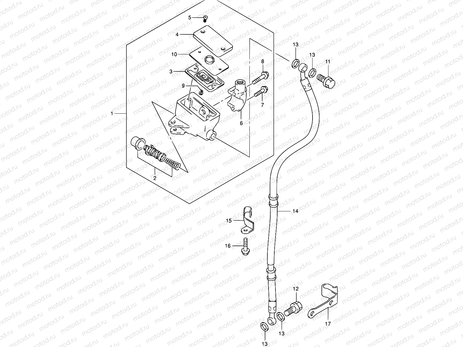 47 - FRONT MASTER CYLINDER