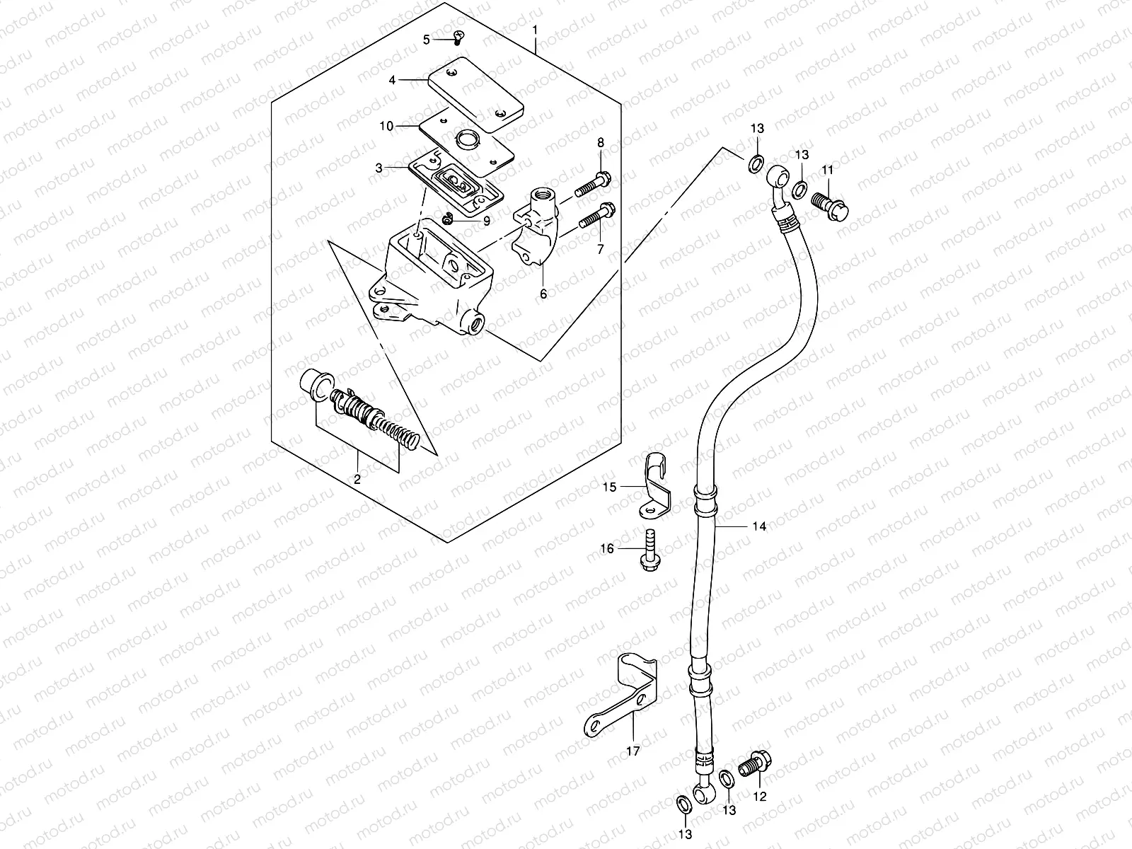 47 - FRONT MASTER CYLINDER