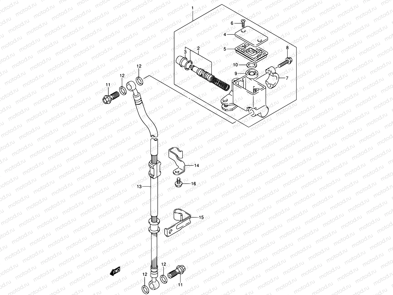 47 - FRONT MASTER CYLINDER