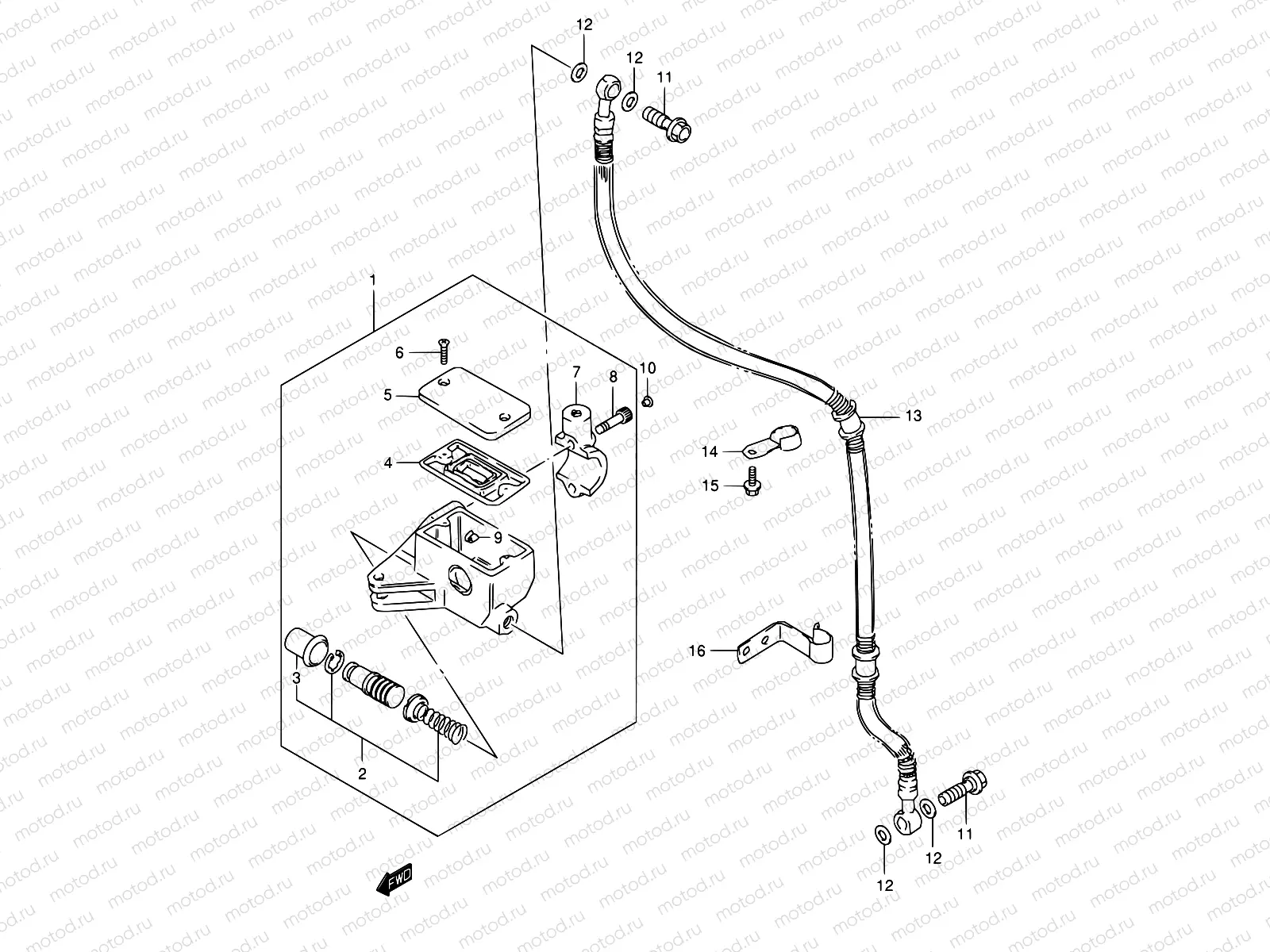 47 - FRONT MASTER CYLINDER