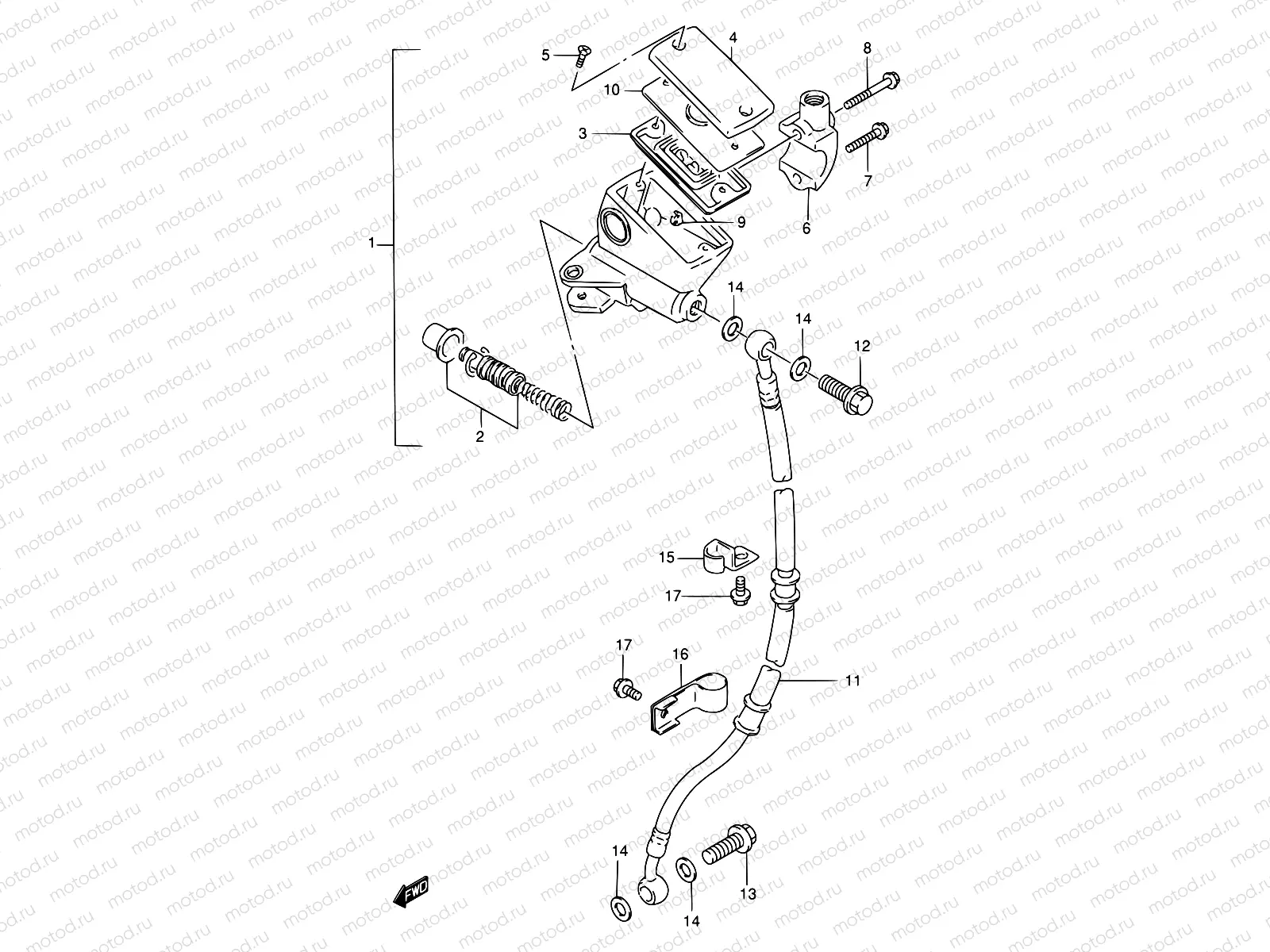 47 - FRONT MASTER CYLINDER