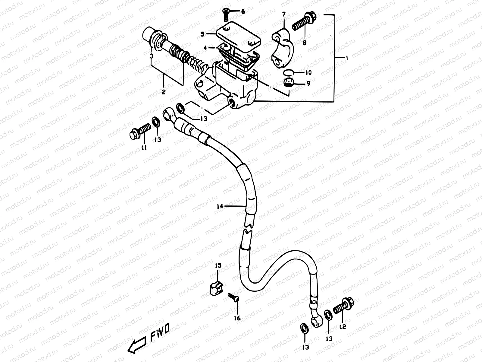 47 - FRONT MASTER CYLINDER