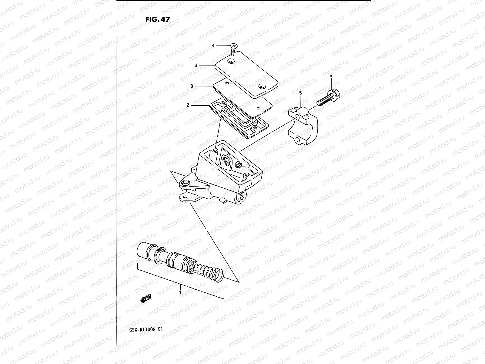 47 - FRONT MASTER CYLINDER