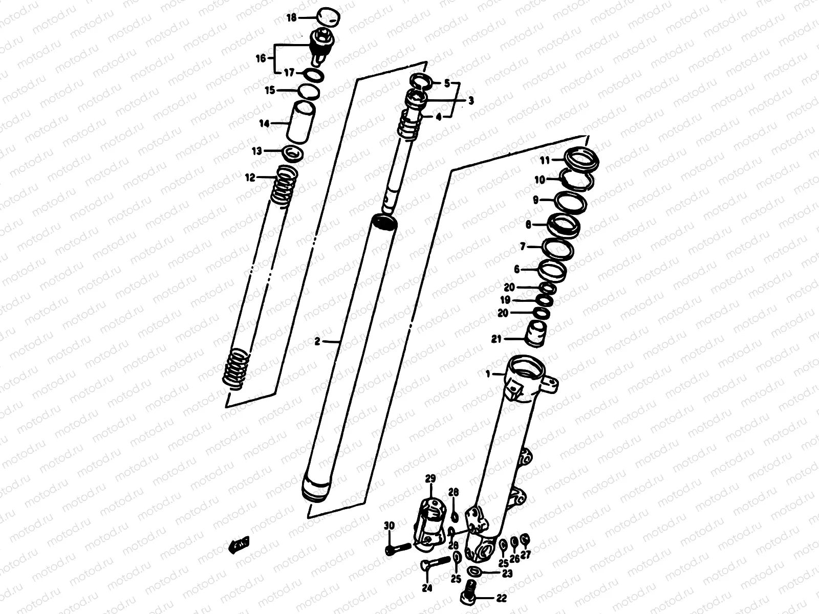 47 - FRONT RH DAMPER