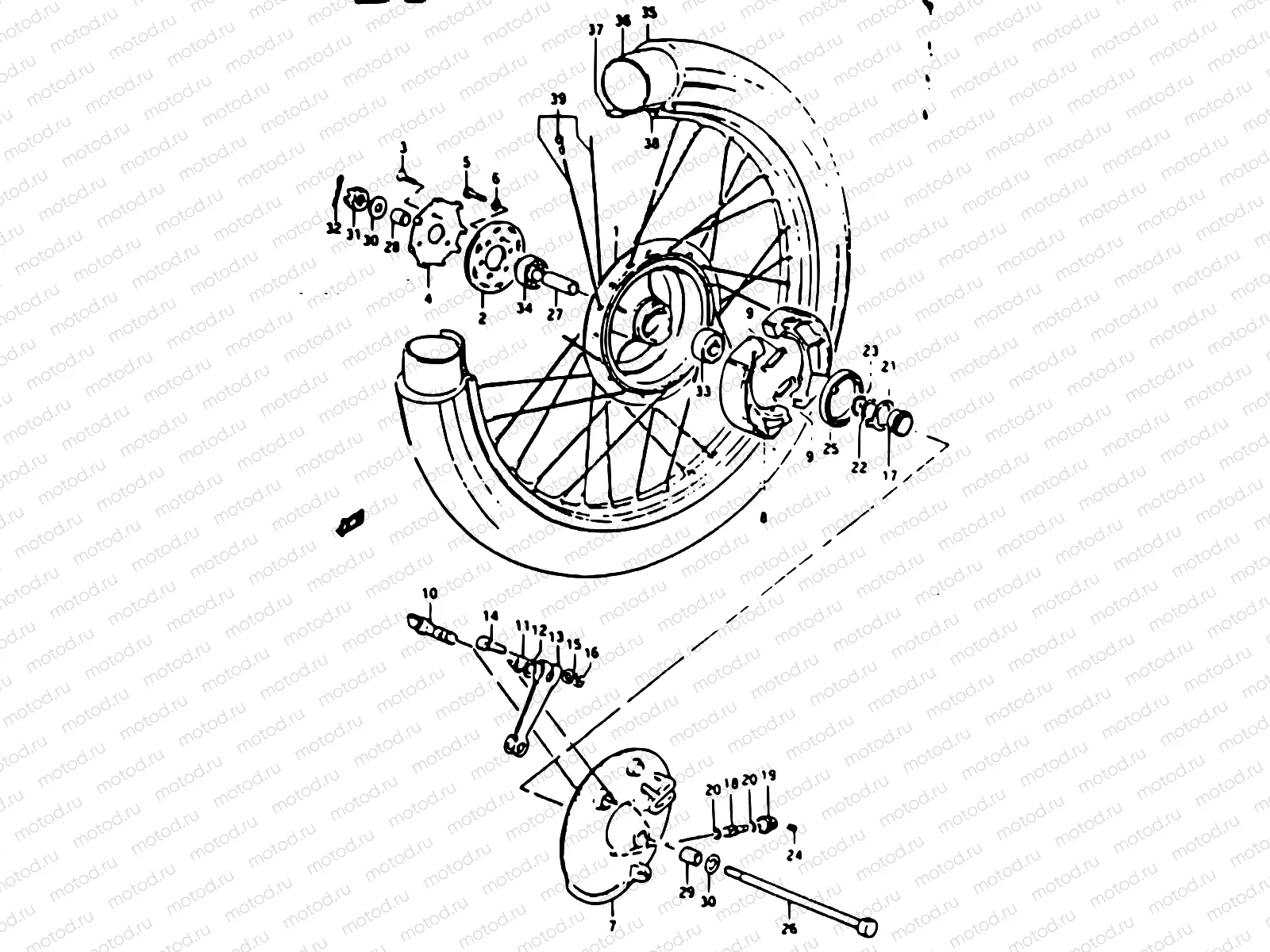 47 - FRONT WHEEL