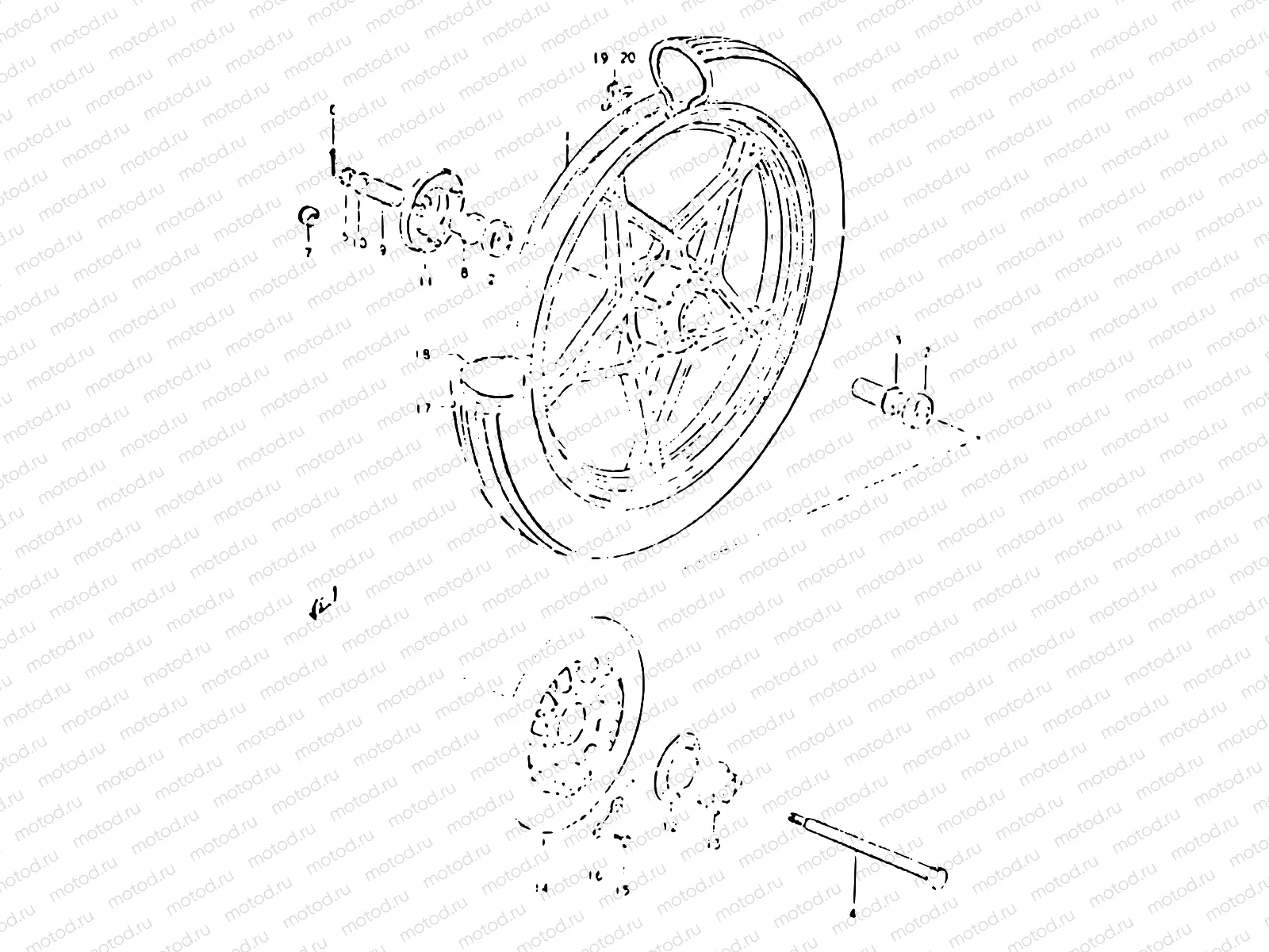 47 - FRONT WHEEL