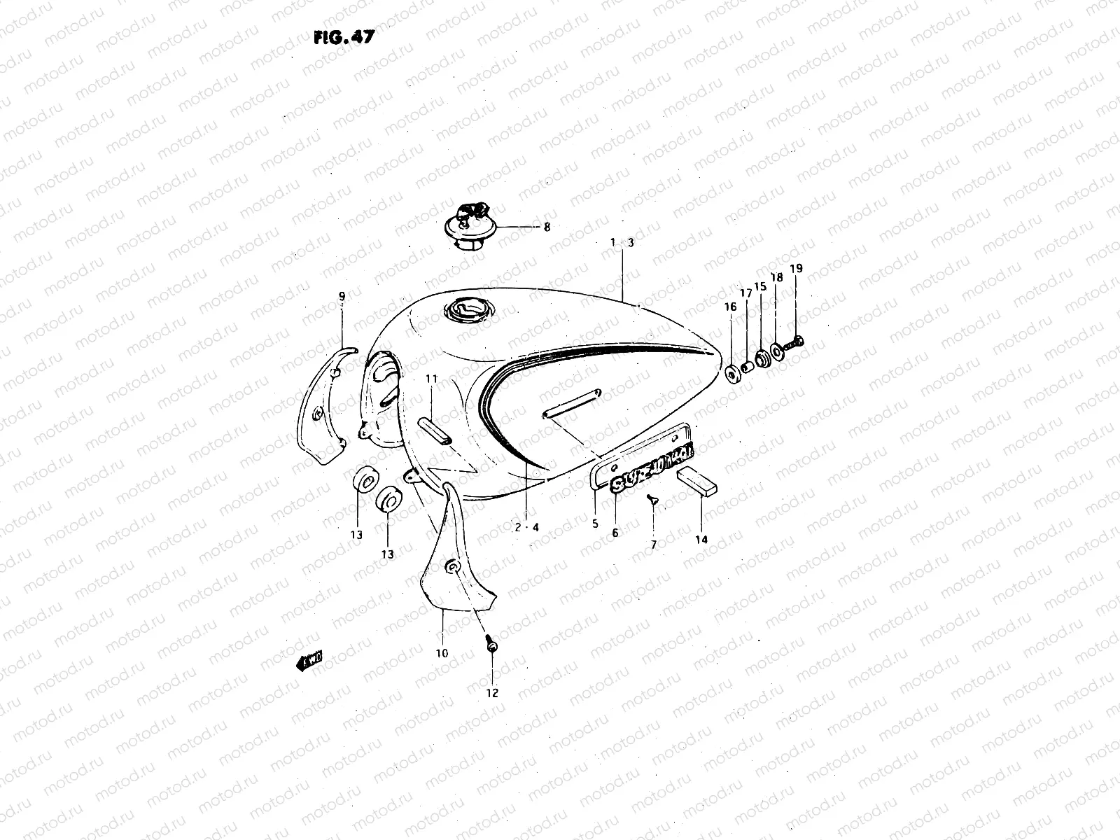 47 - FUEL TANK (MODEL Z)