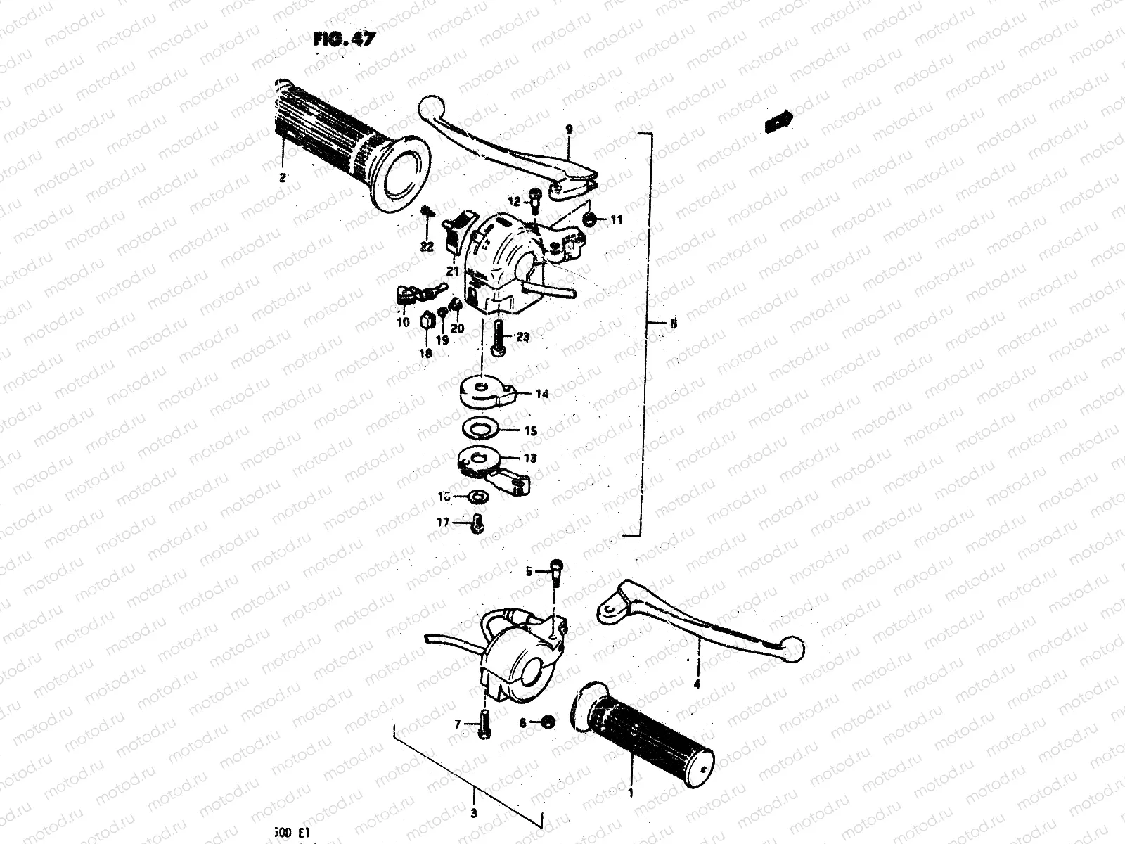 47 - HANDLE SWITCH (E41)