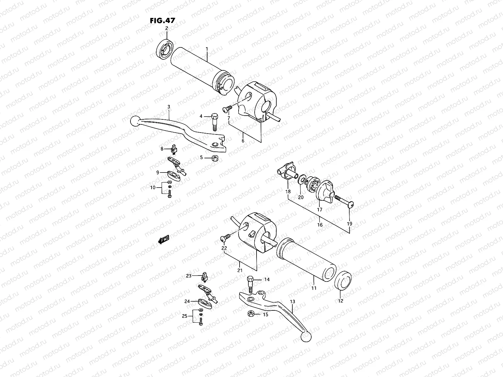 47 - HANDLE SWITCH (MODEL H/J)
