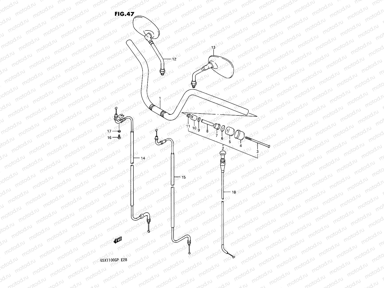 47 - HANDLEBAR