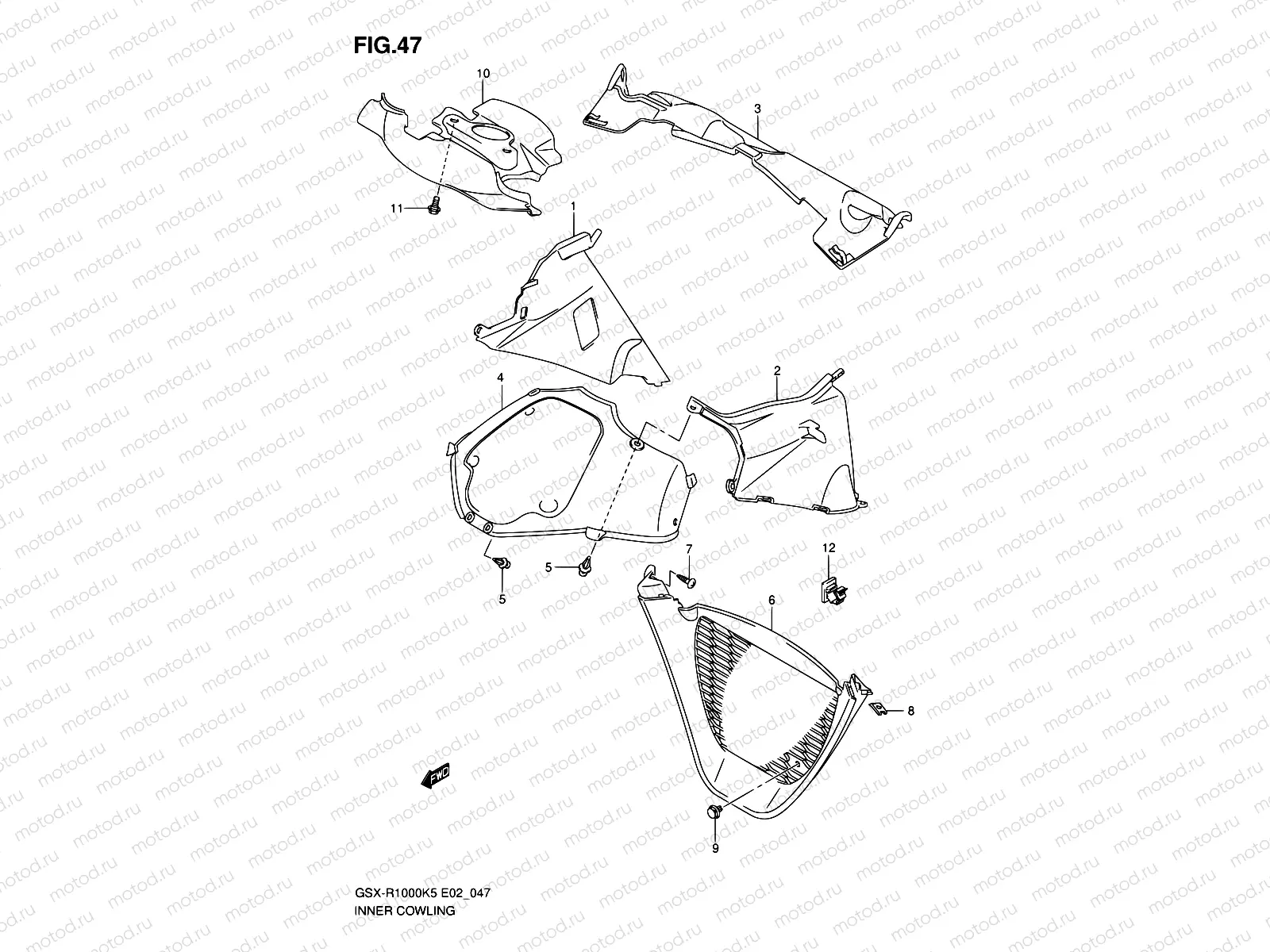 47 - INNER COWLING