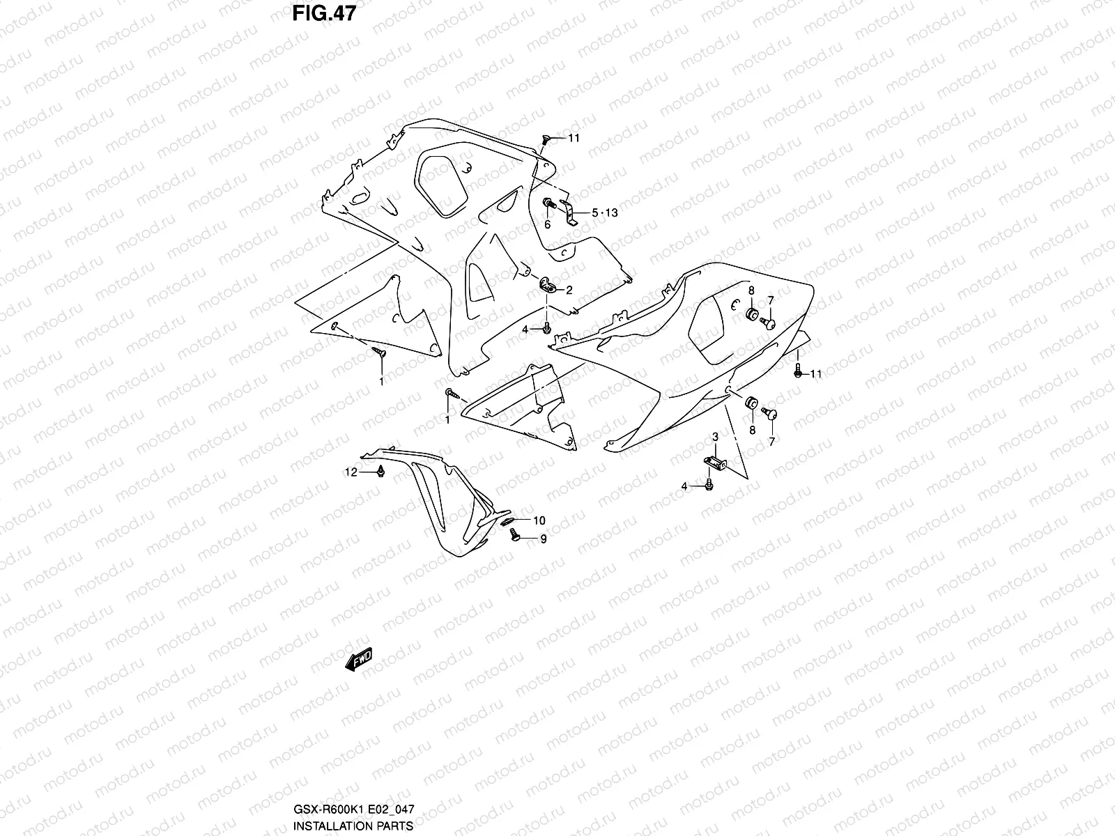 47 - INSTALLATION PARTS
