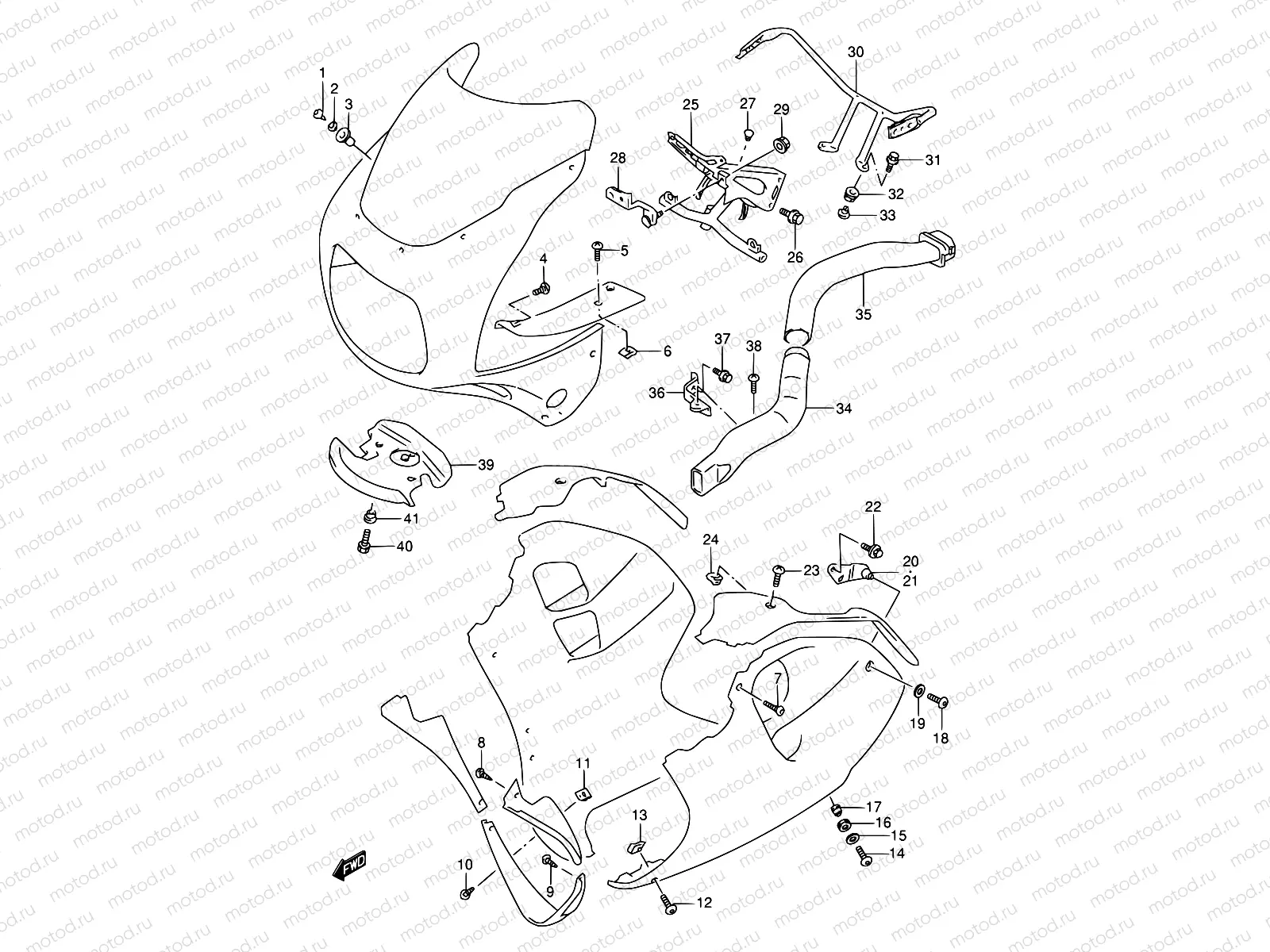 47 - INSTALLATION PARTS (MODEL S/T/V/W)