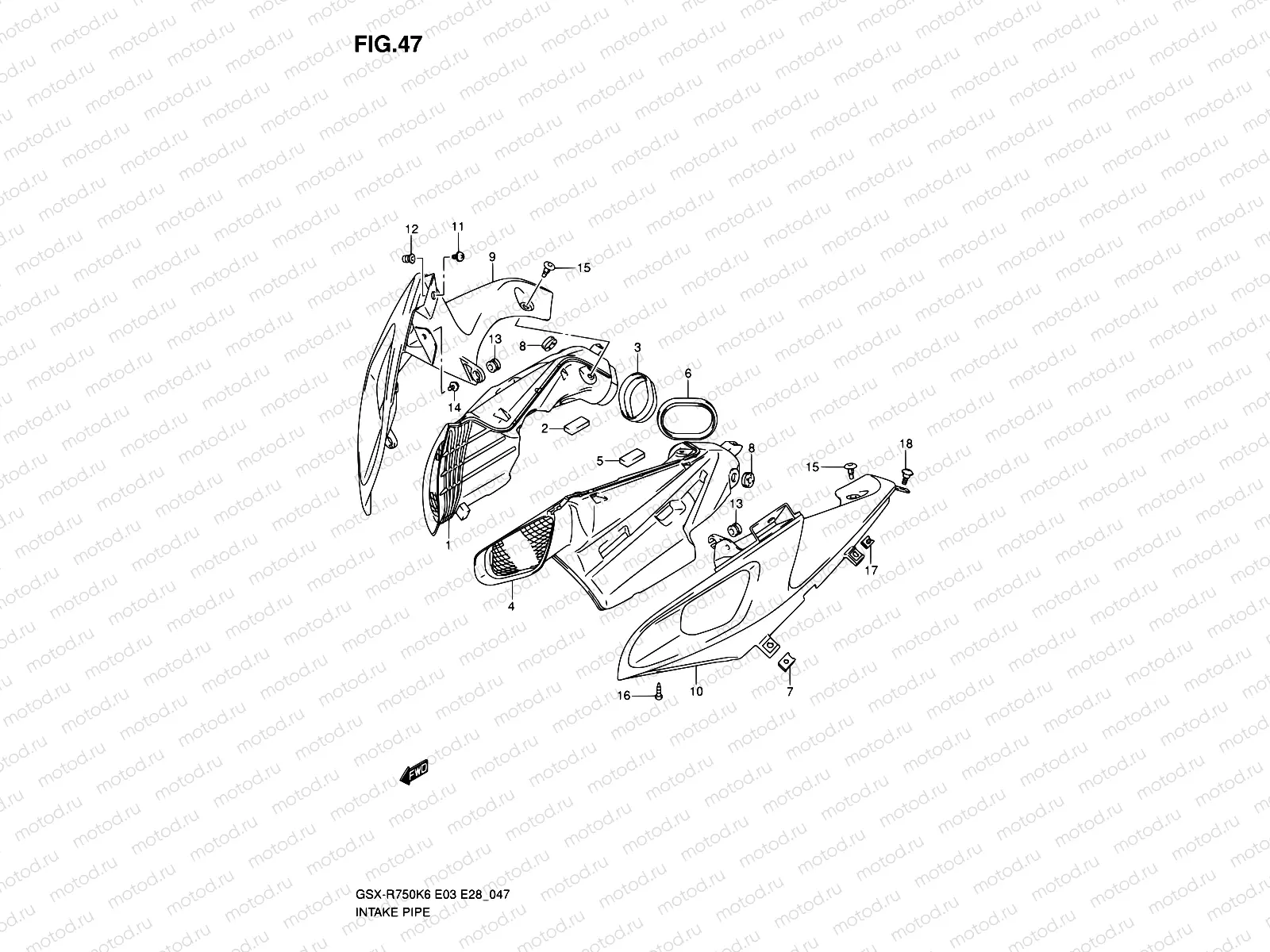 47 - INTAKE PIPE
