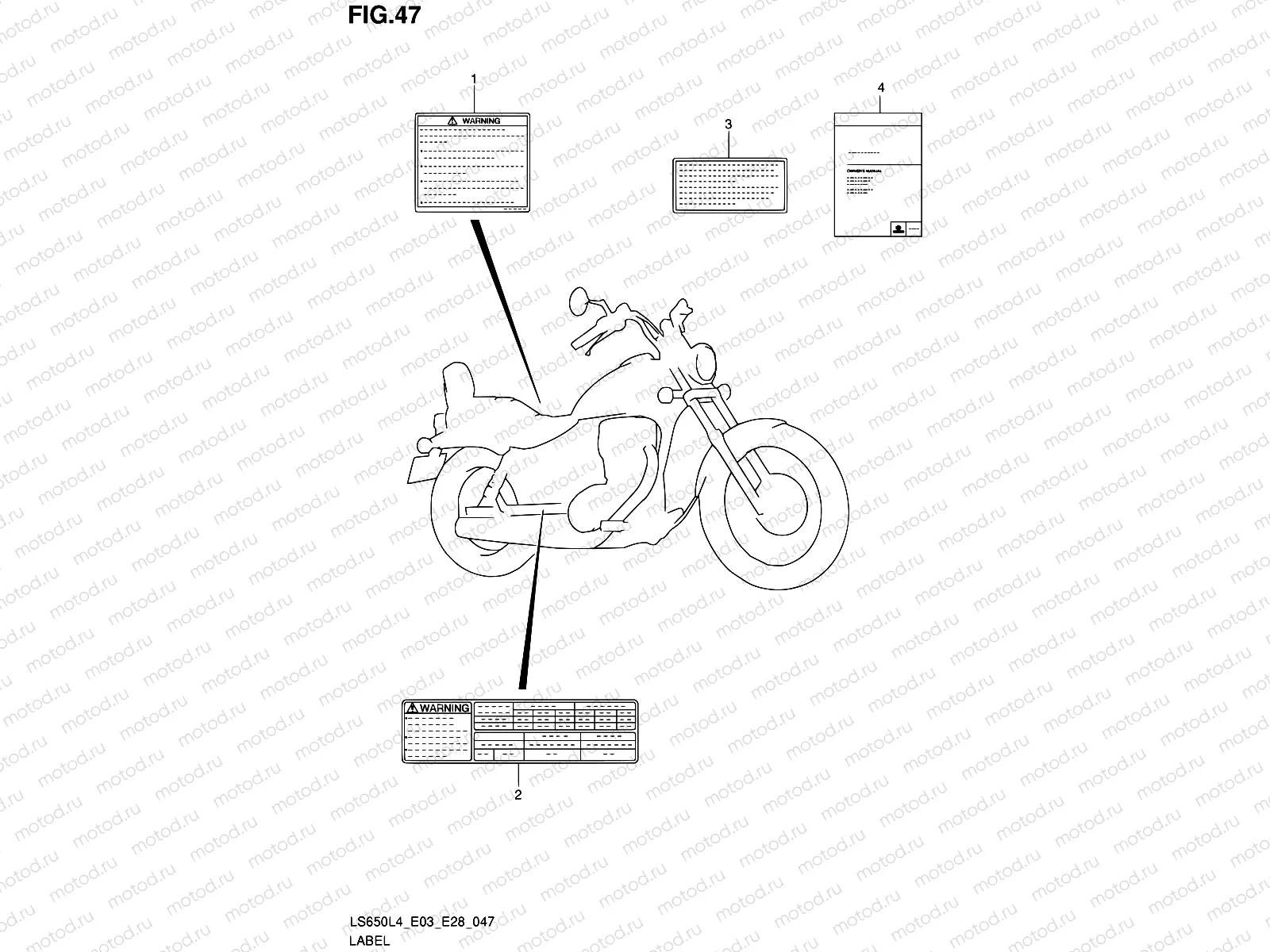 47 - LABEL (LS650L4 E03)