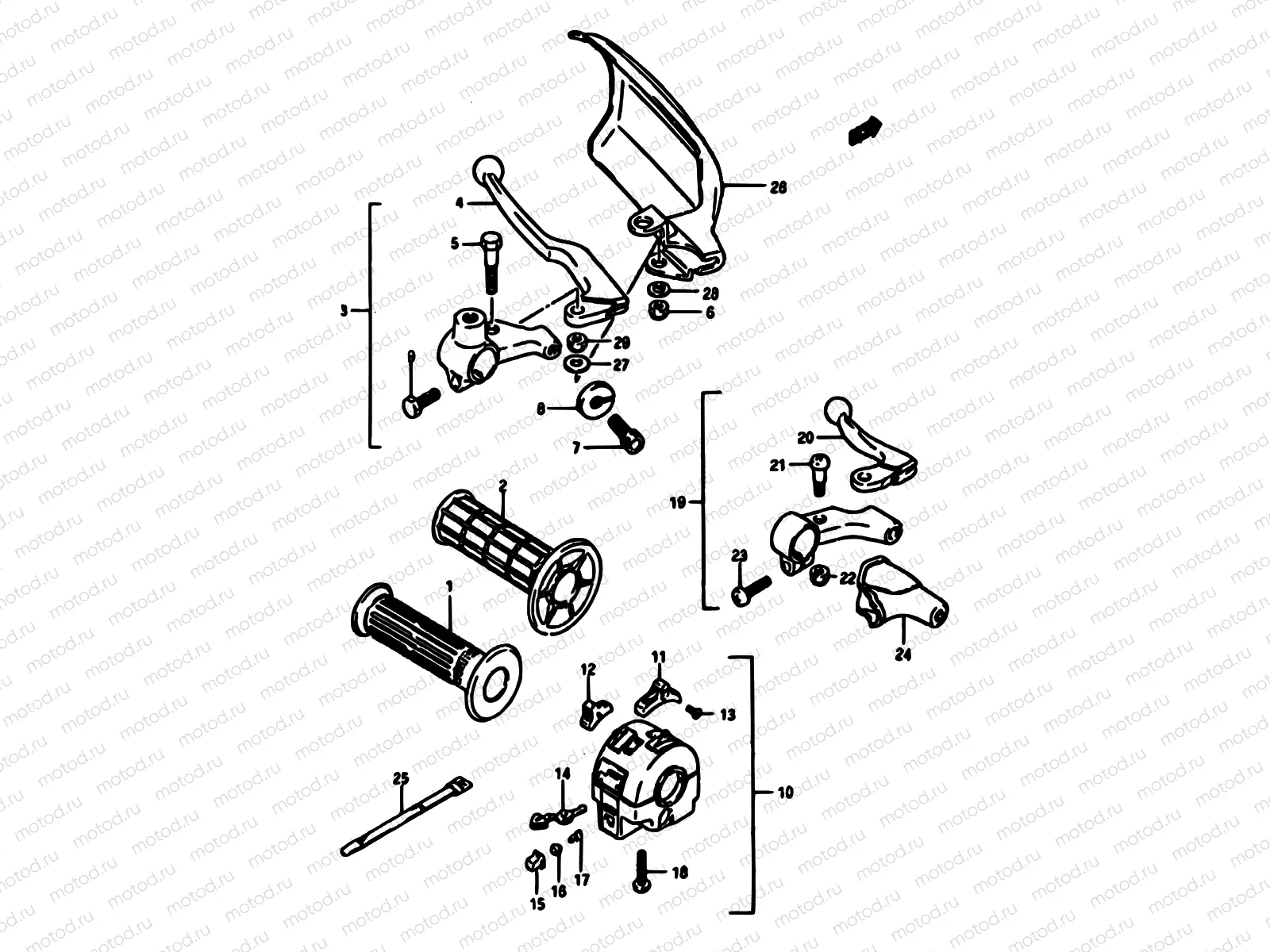 47 - LEFT HANDLE SWITCH