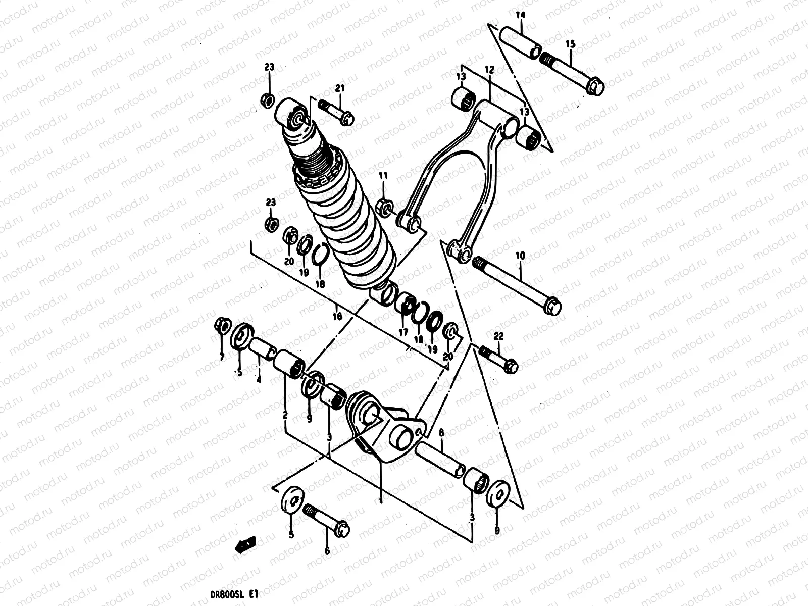 47 - REAR CUSHION LEVER