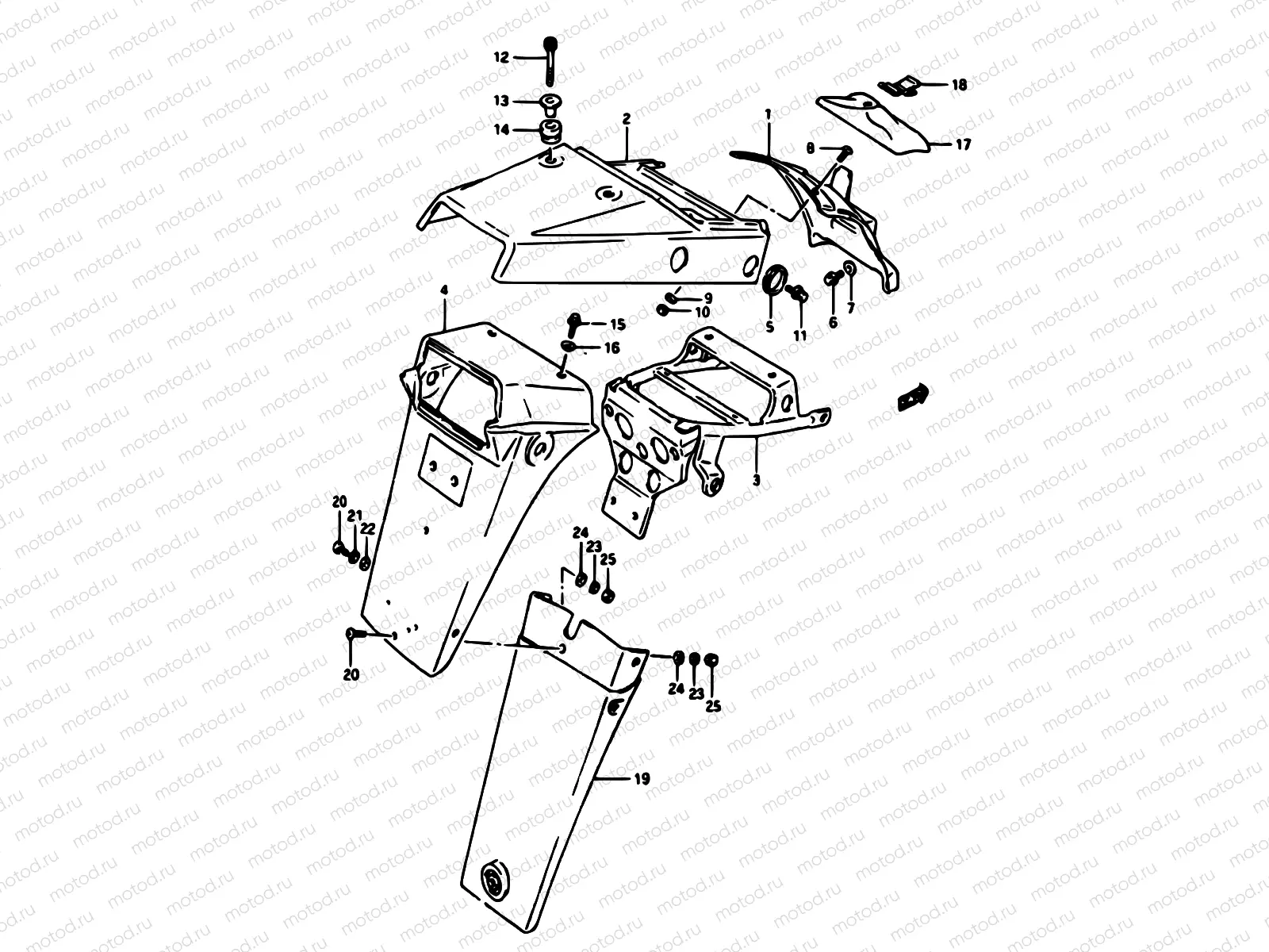 47 - REAR FENDER
