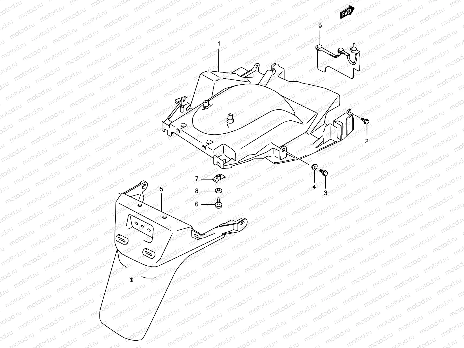 47 - REAR FENDER (MODEL X/Y)