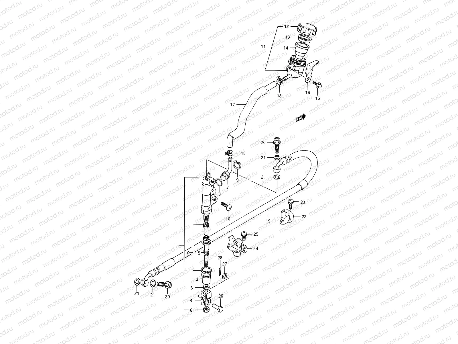 47 - REAR MASTER CYLINDER