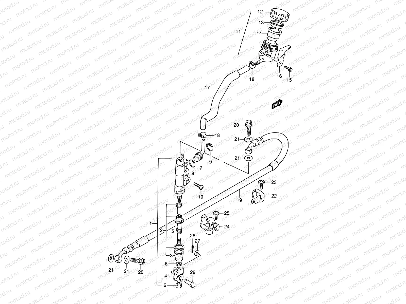 47 - REAR MASTER CYLINDER