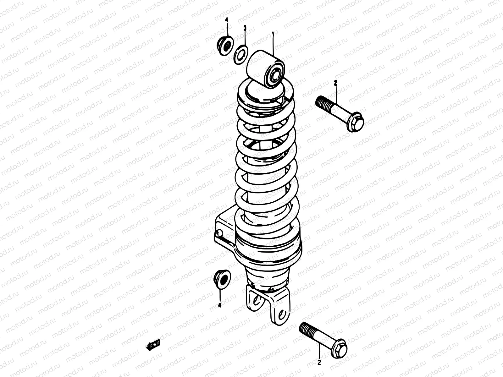 47 - REAR SHOCK ABSORBER