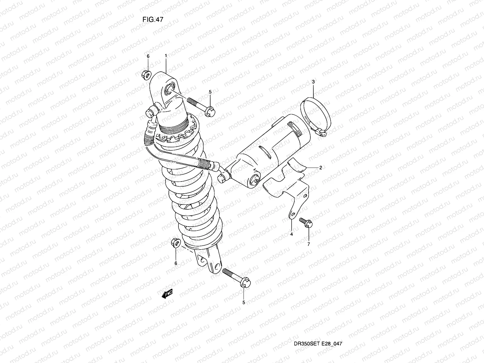47 - REAR SHOCK ABSORBER