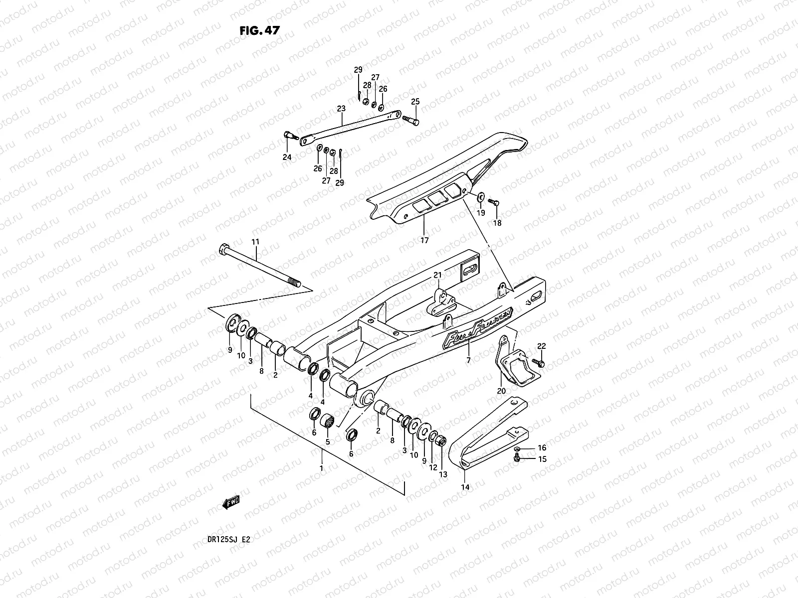 47 - REAR SWINGING ARM