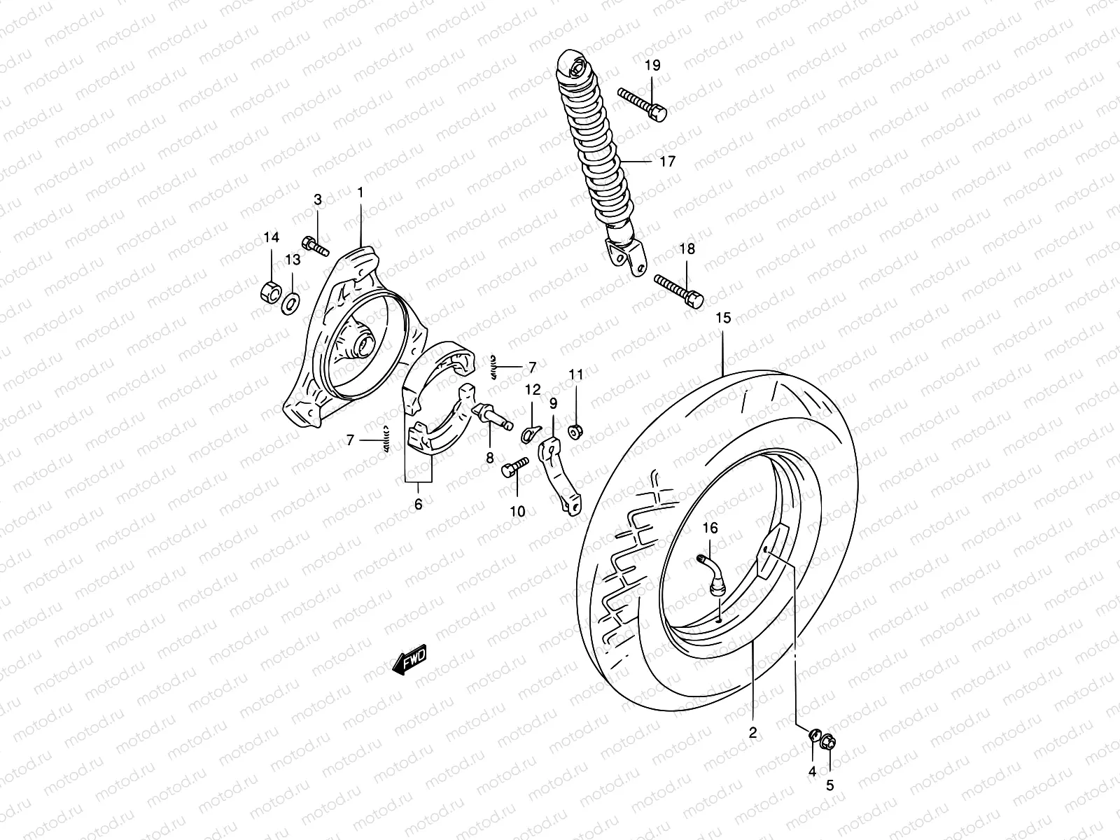 47 - REAR WHEEL