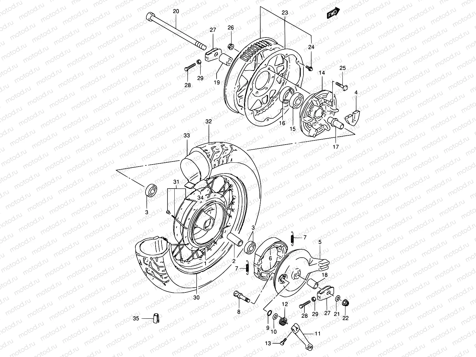 47 - REAR WHEEL