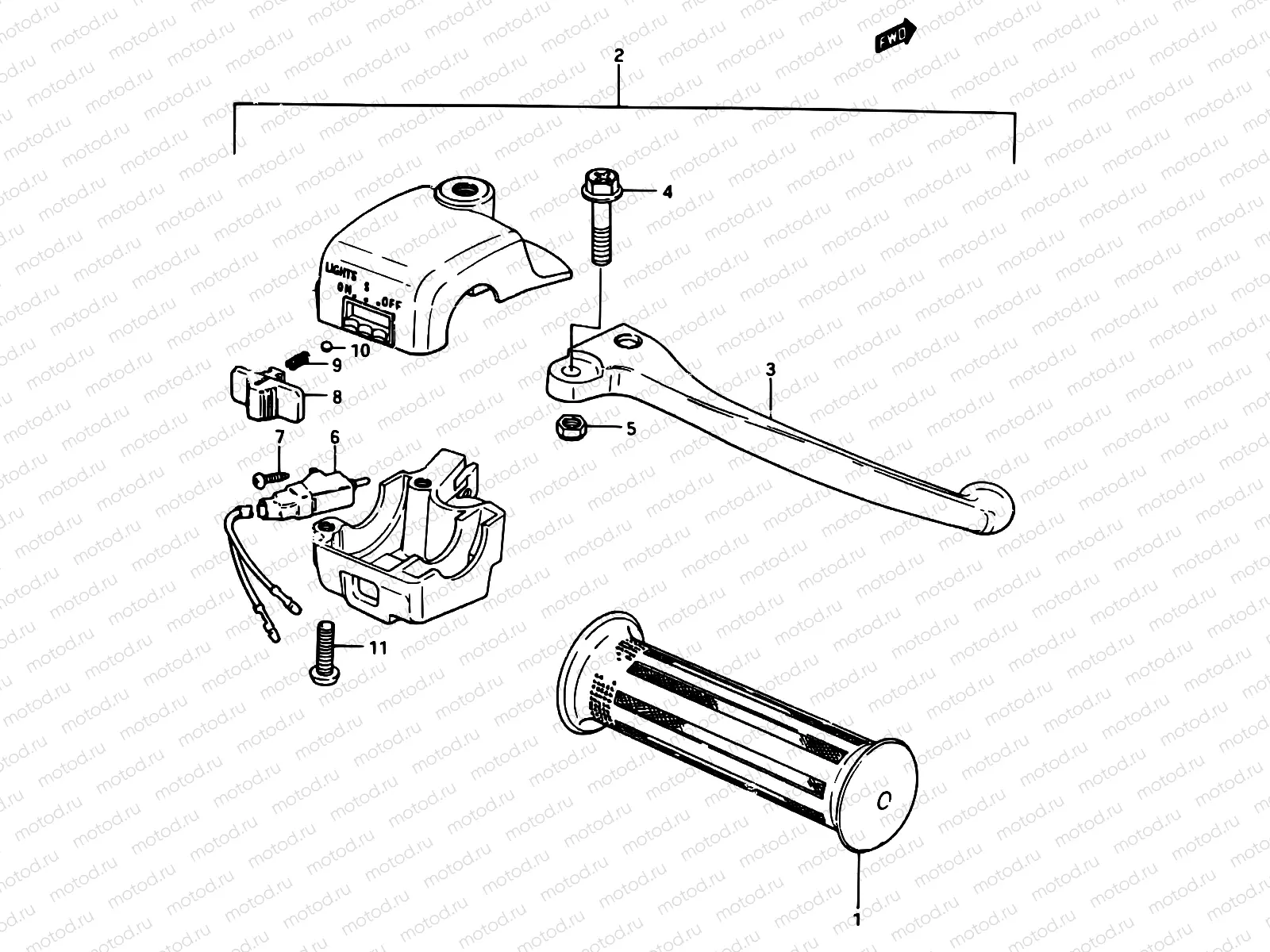 47 - RIGHT HANDLE SWITCH