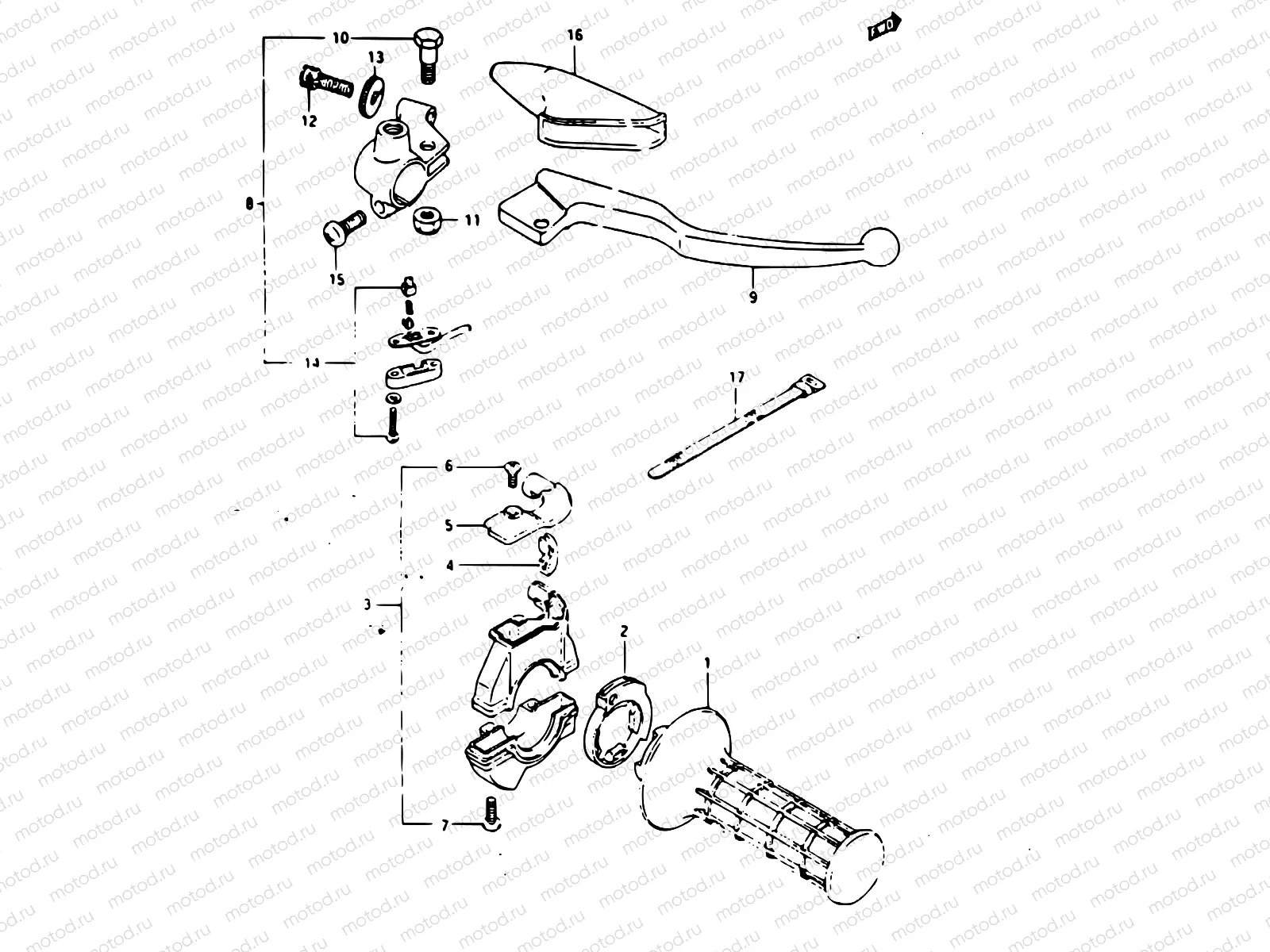 47 - RIGHT HANDLE SWITCH (MODEL E)
