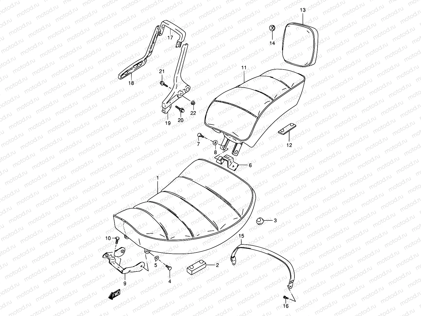 47 - SEAT (MODEL N/P/R)