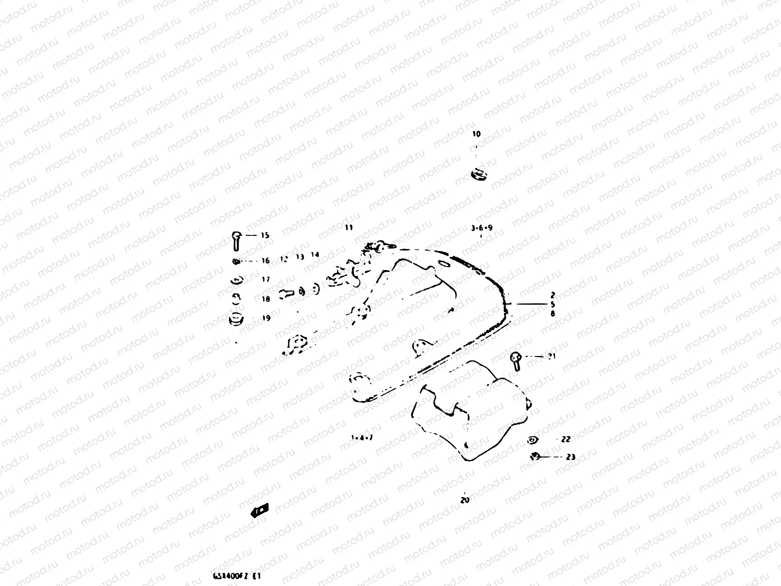 47 - SEAT TAIL COVER (MODEL X)