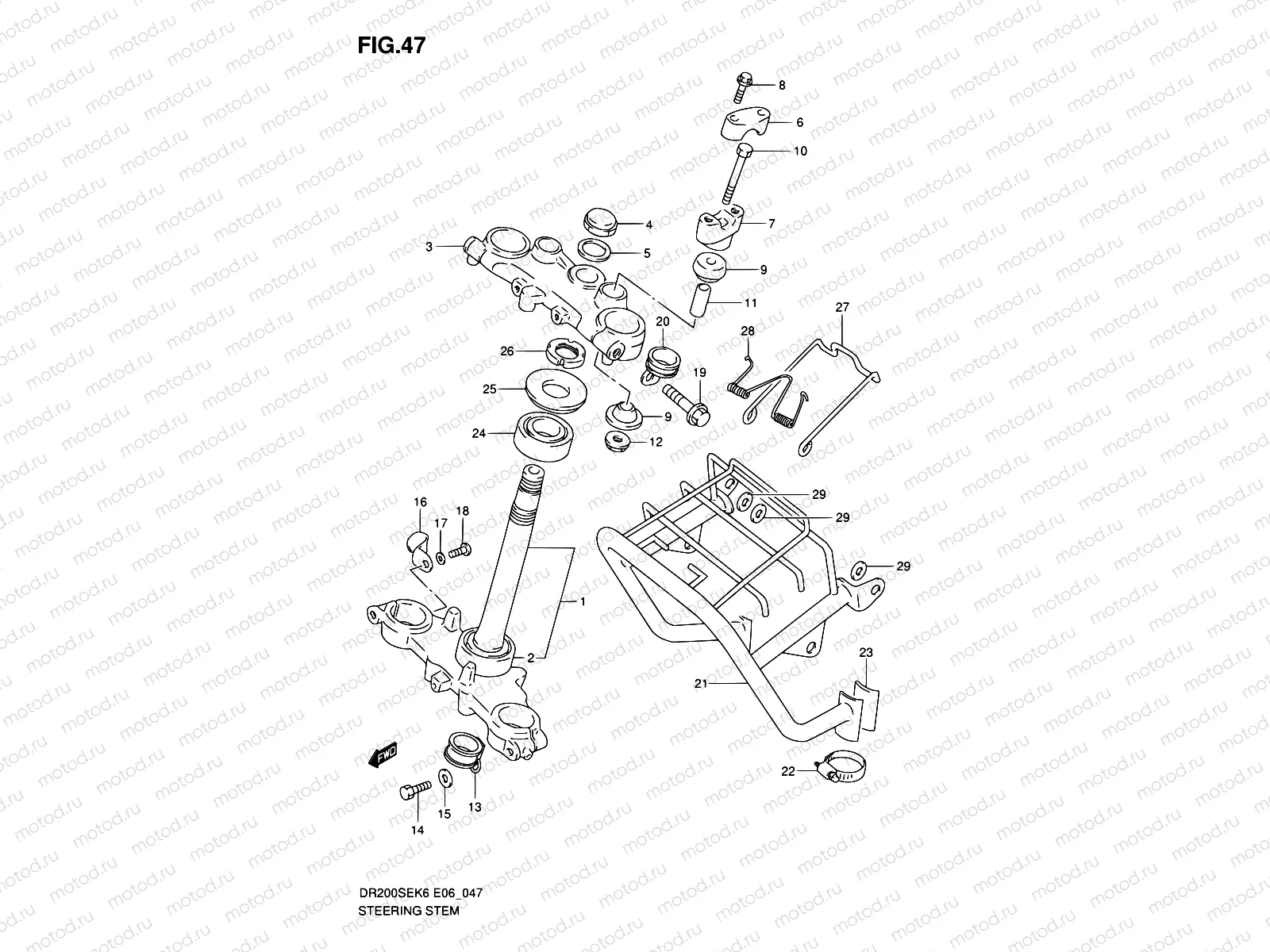47 - STEERING STEM