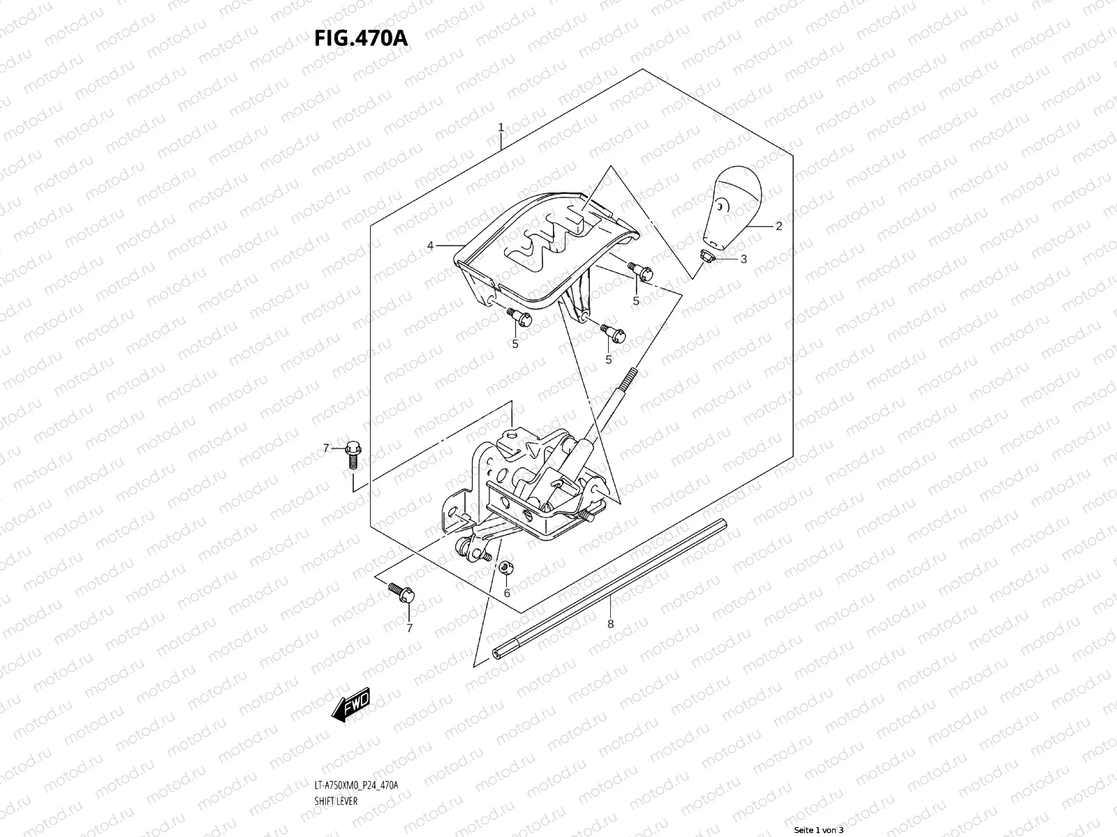474A - REAR FENDER (LT-A750XM0 P24)