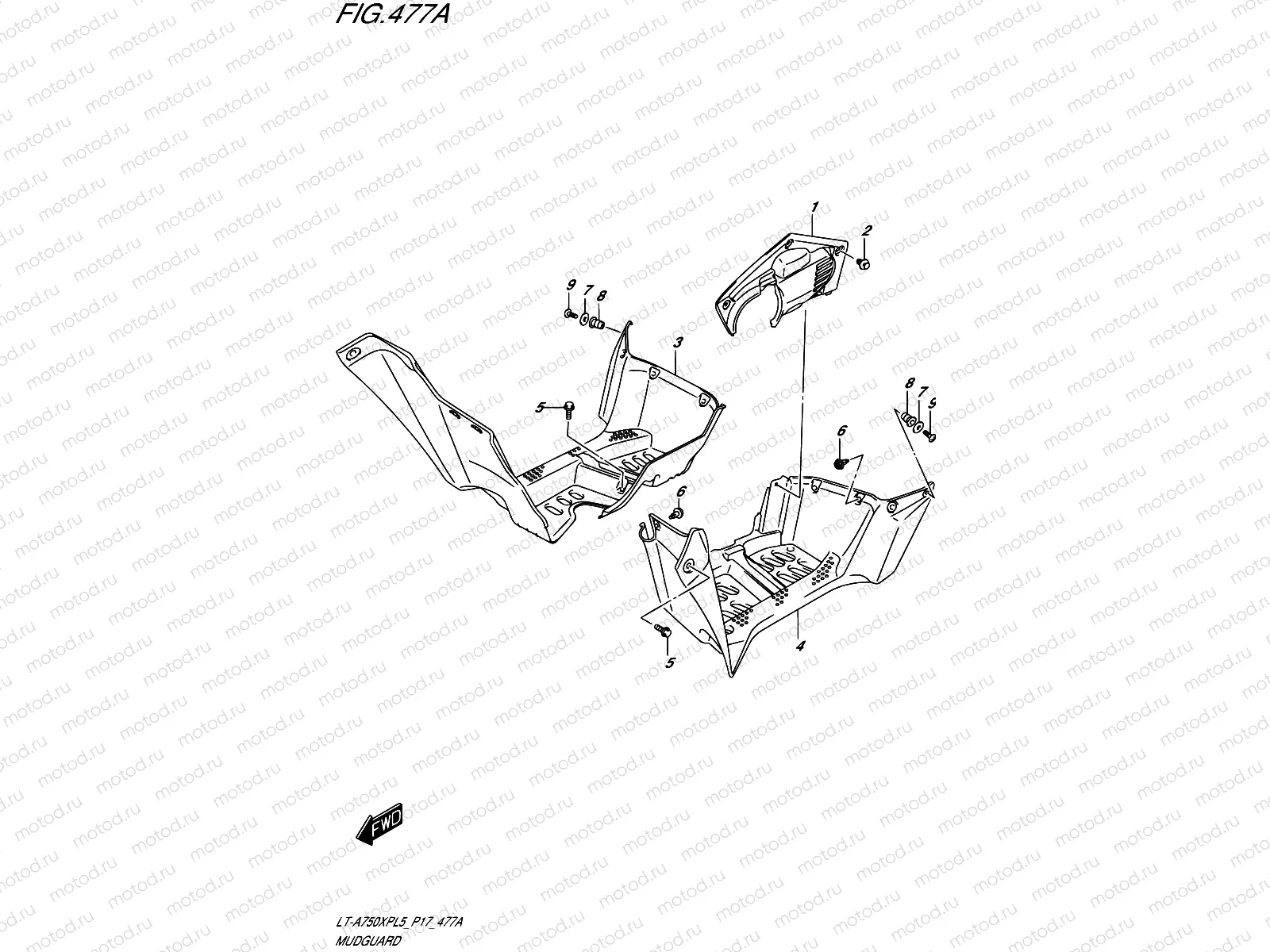 477A - MUDGUARD
