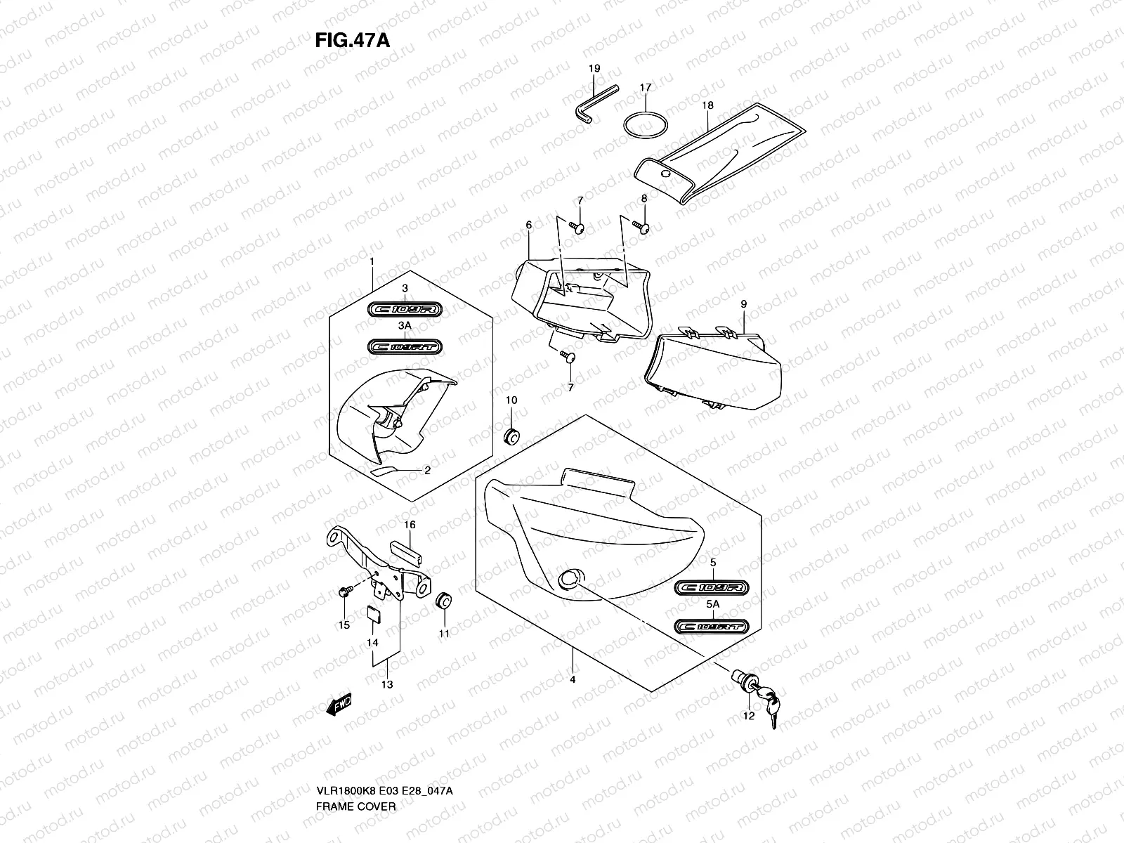 47A - FRAME COVER (MODEL K9)