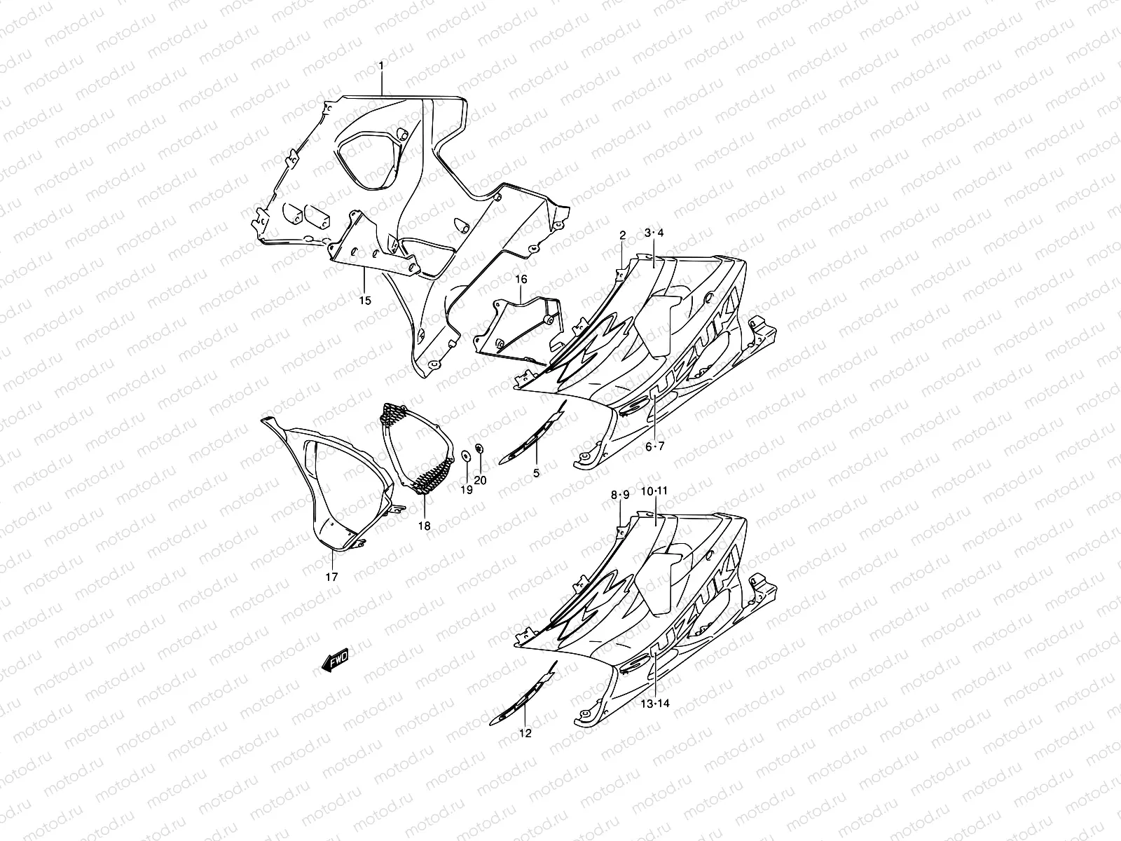 47A - UNDER COWLING (MODEL K4)