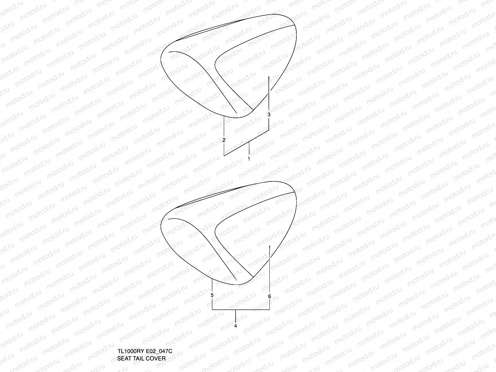 47C - SEAT TAIL BOX (MODEL K2)