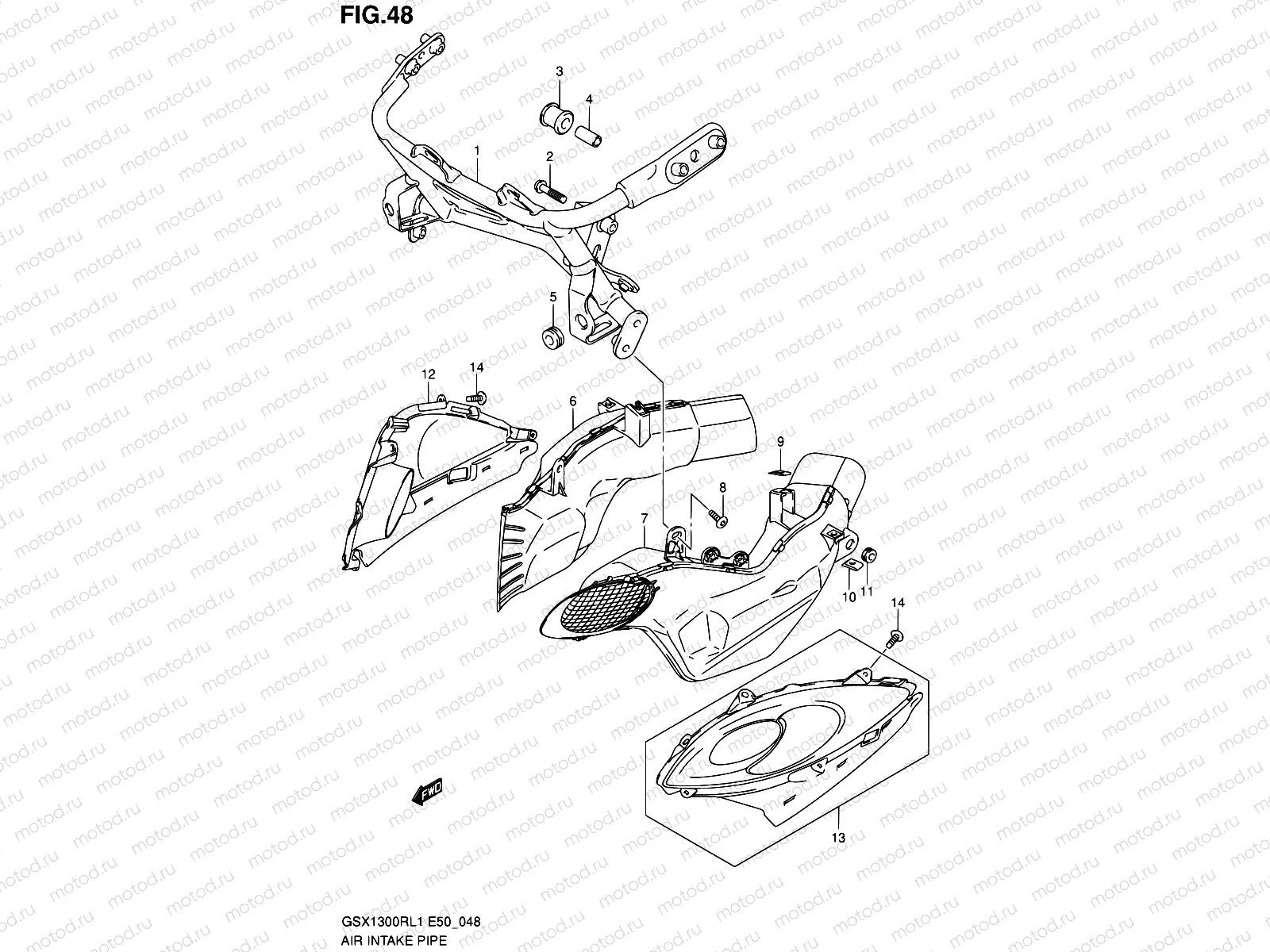48 - AIR INTAKE PIPE
