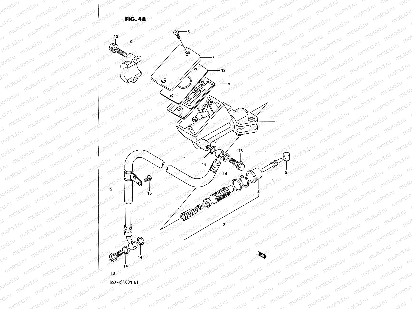 48 - CLUTCH MASTER CYLINDER