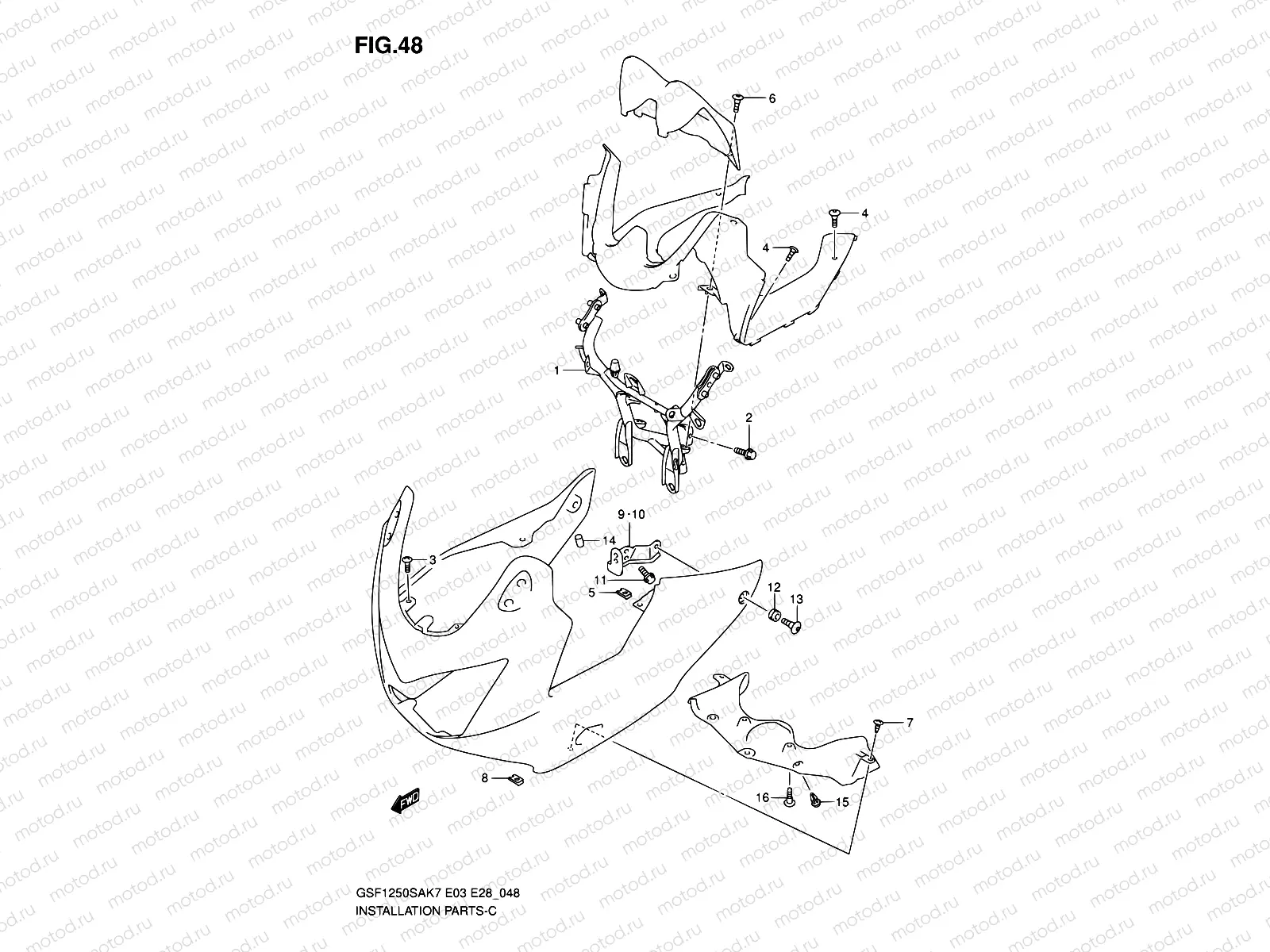 48 - COWLING INSTALLATION PARTS