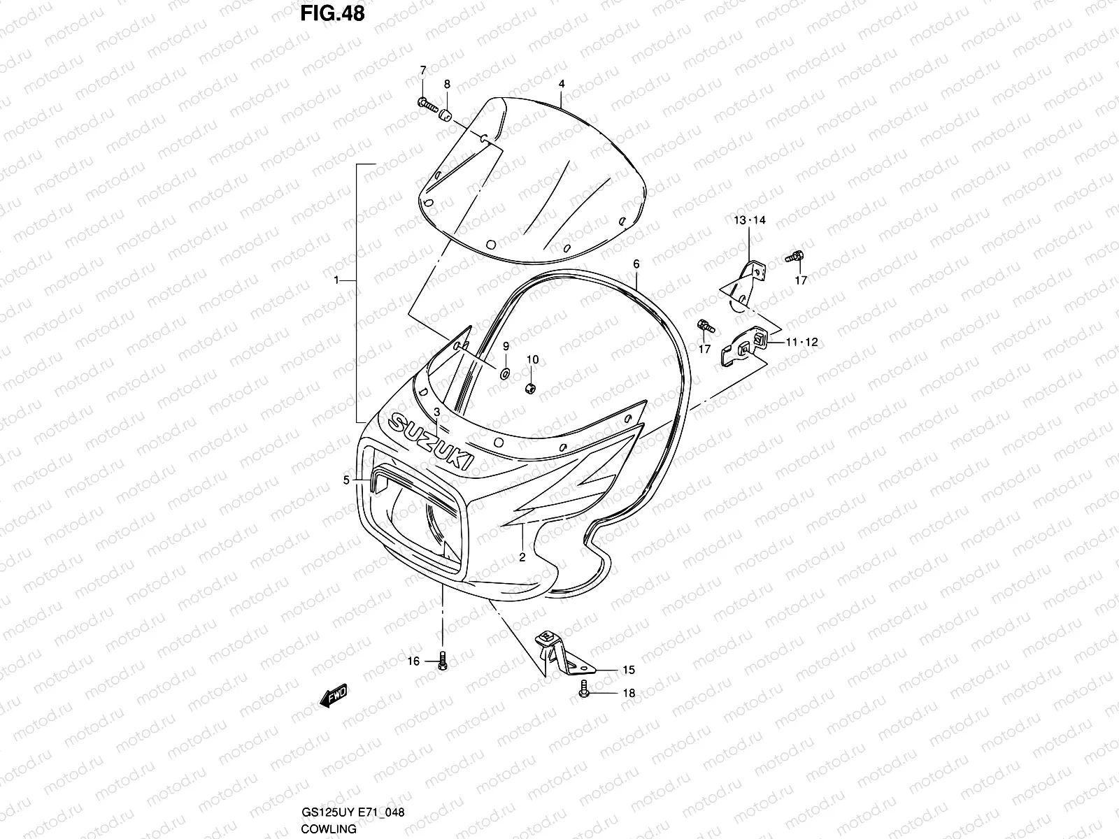 48 - COWLING (MODEL X)